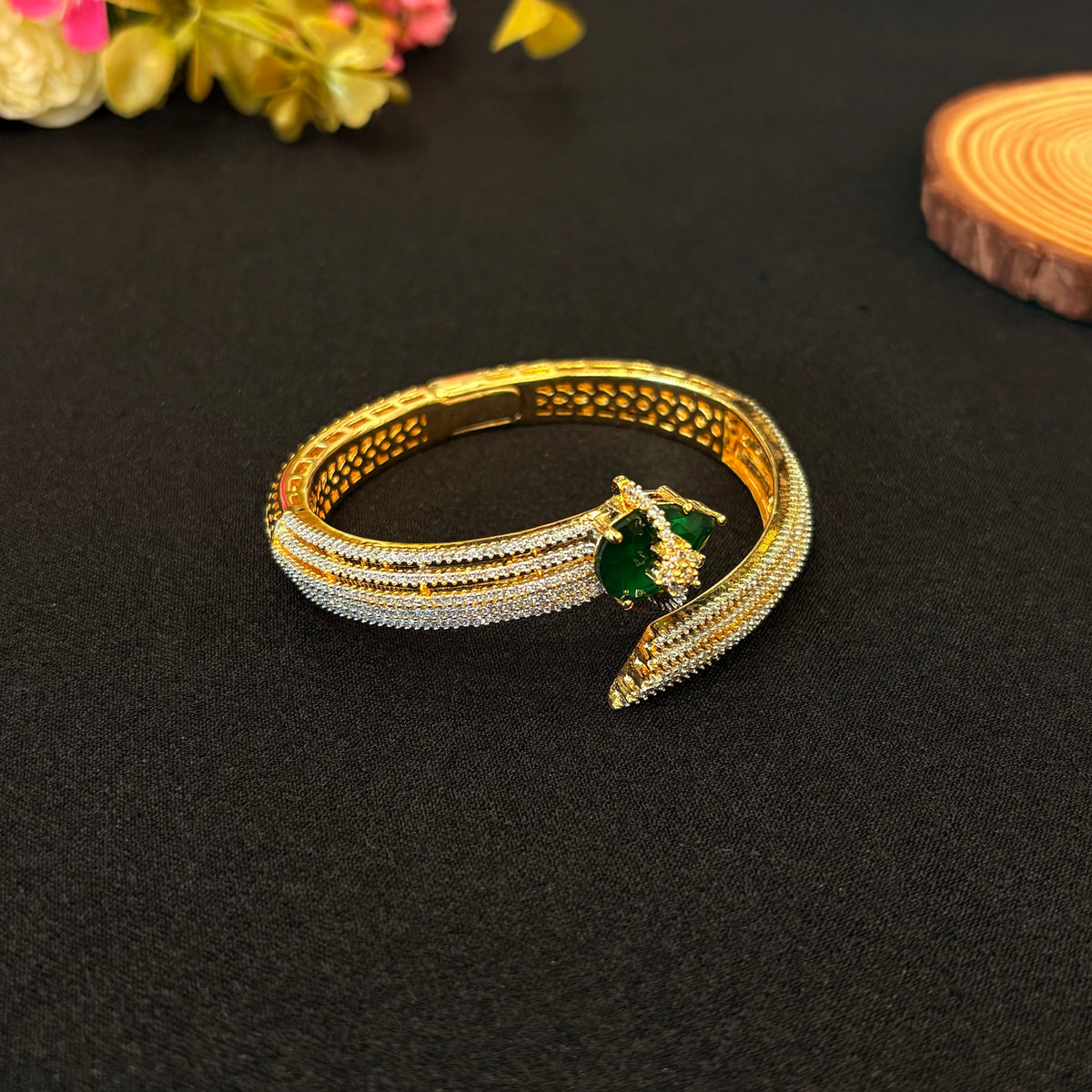 Aarika Ruby Cuff Bracelet
