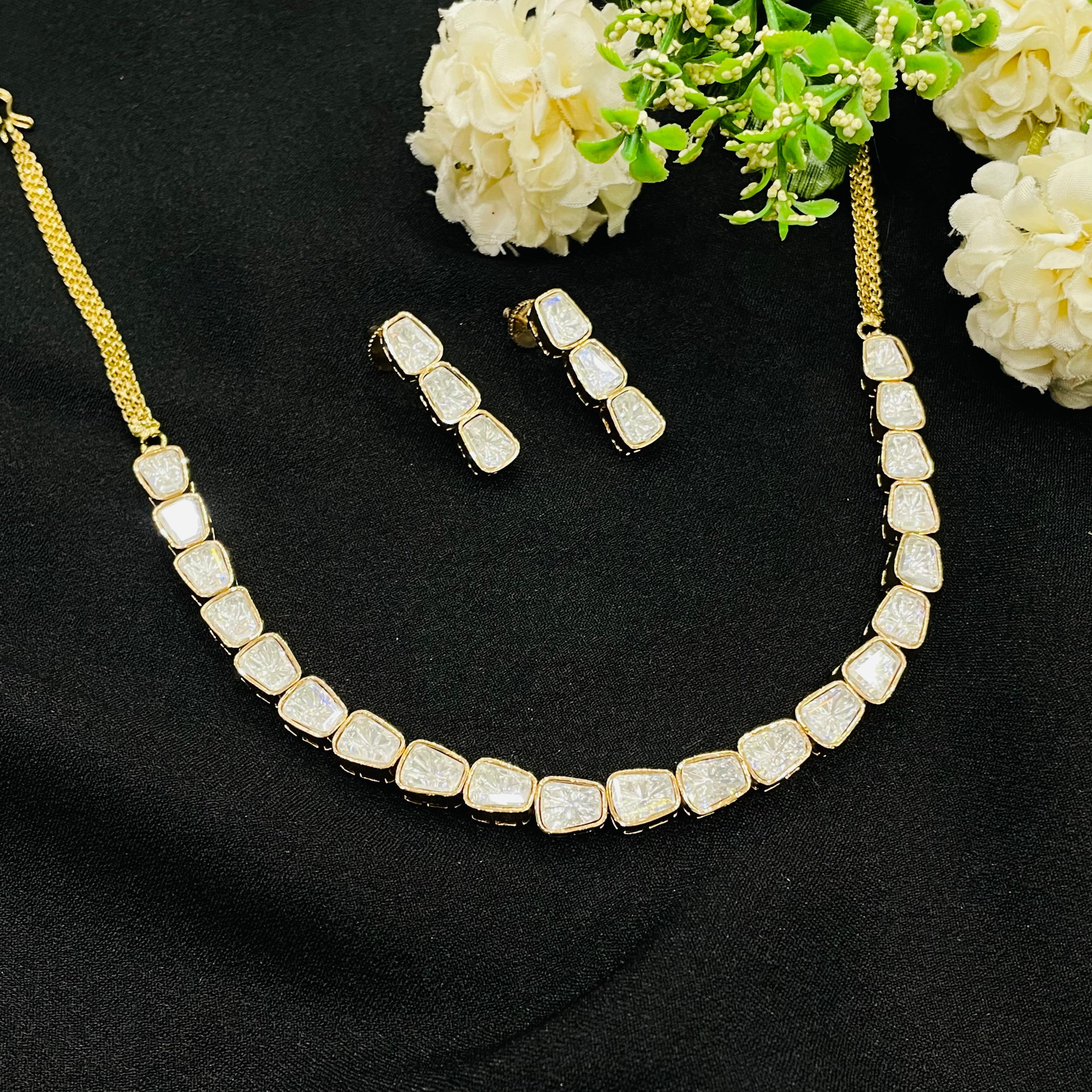 Nayaab Mitali Polki Neckpiece