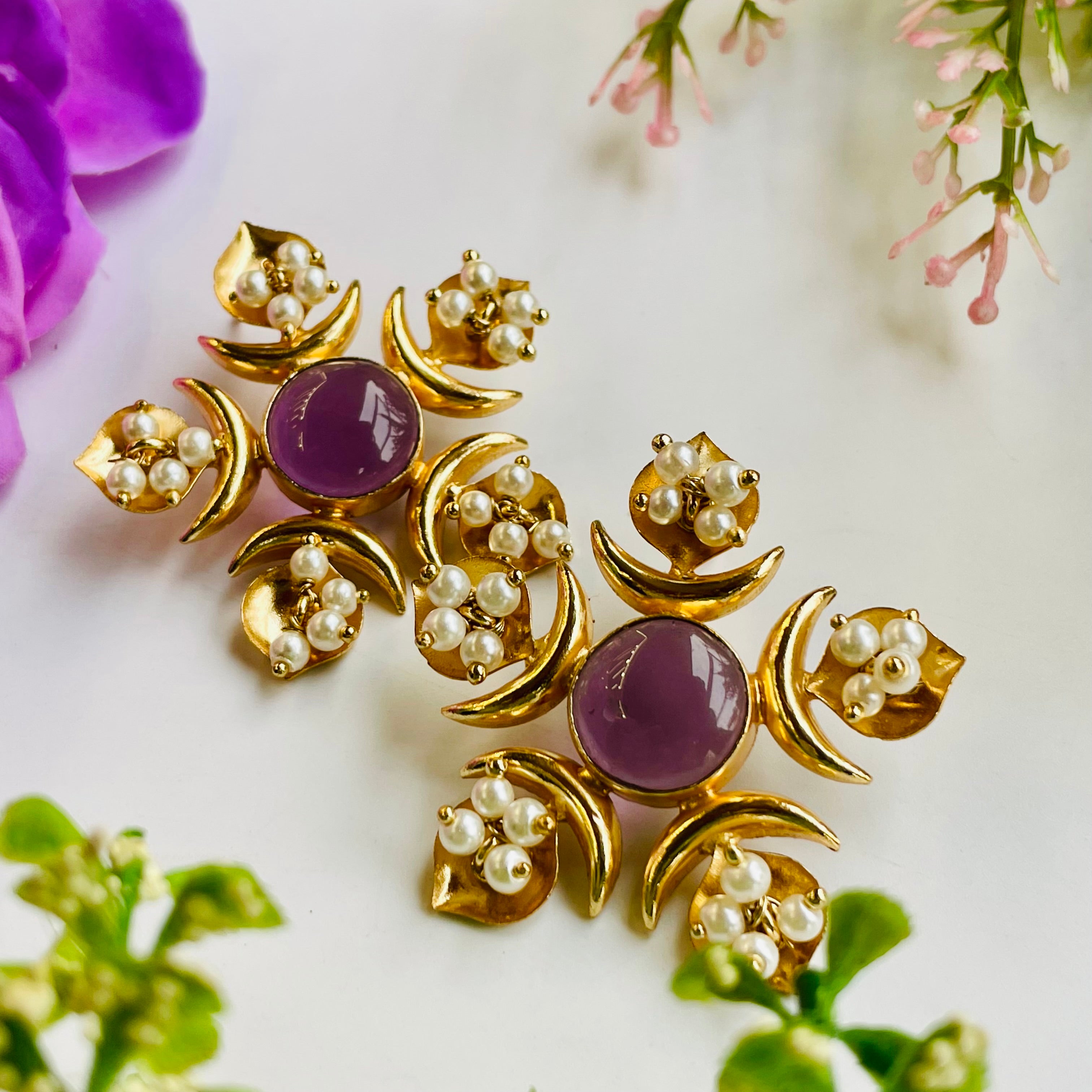 Nayaab Semi Earrings