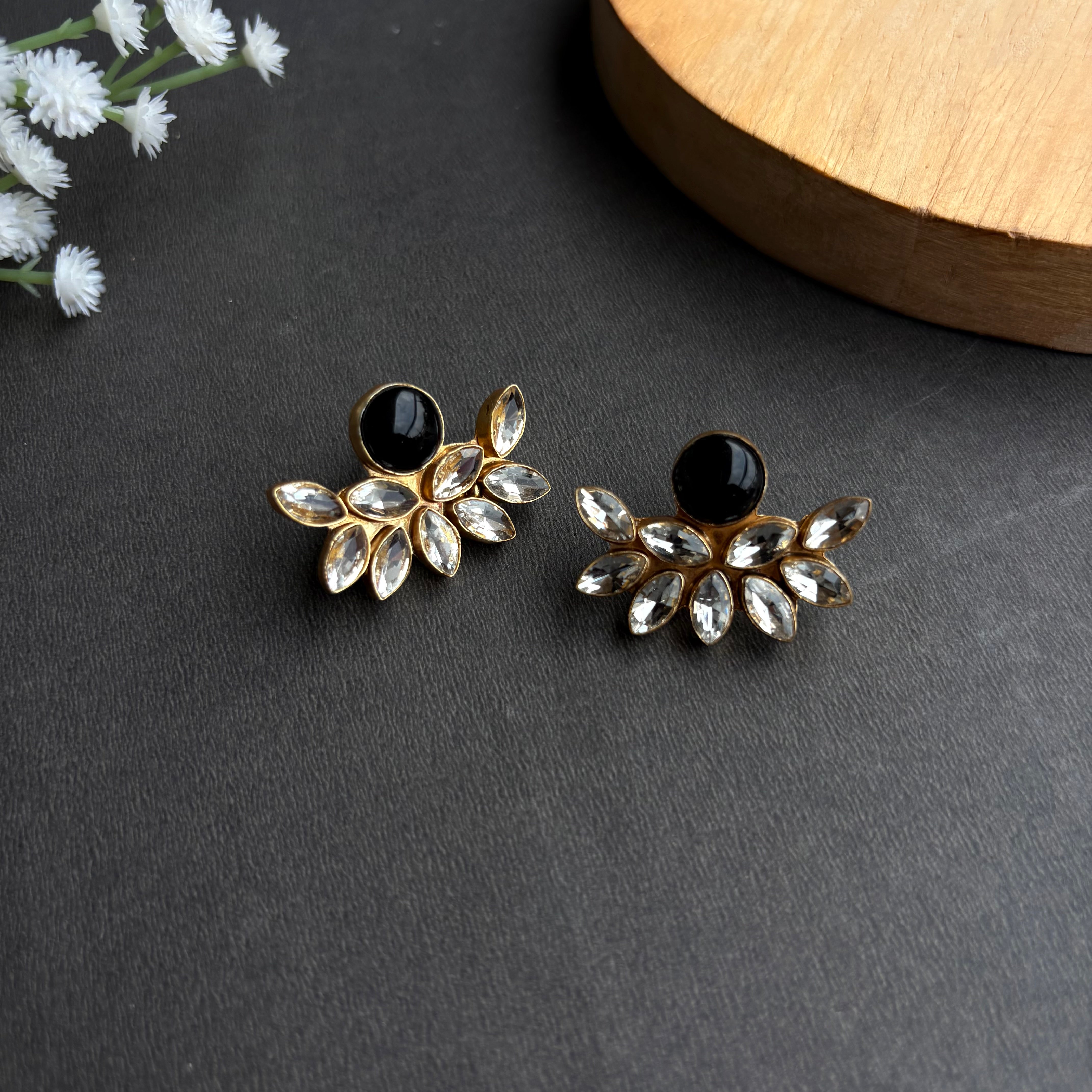 Noir Bloom Earrings