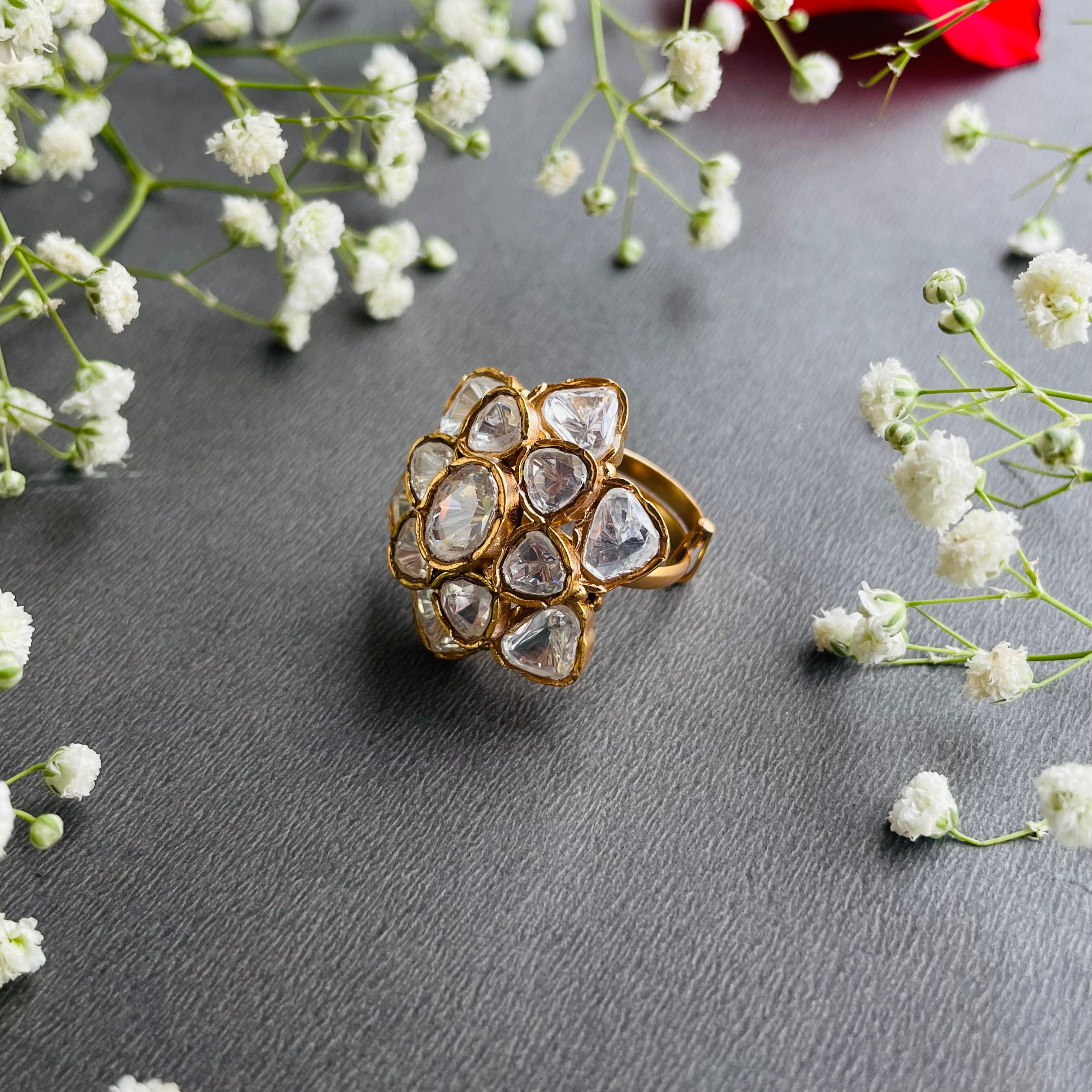 Nayaab Divya  Polki ring