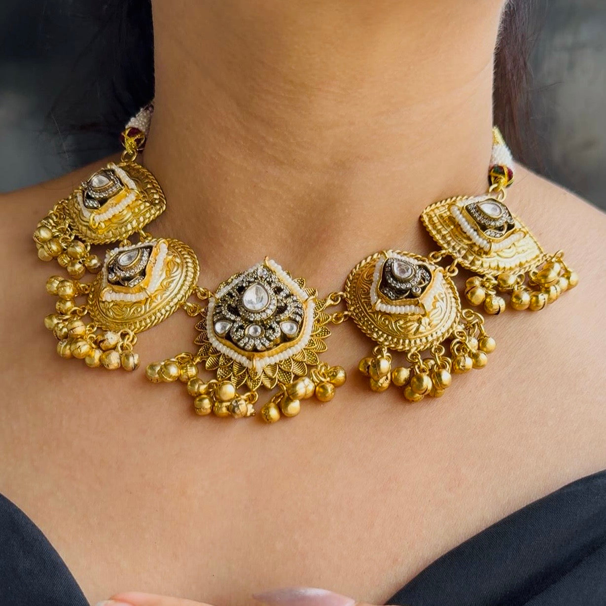 Nayaab Raani Polki Neckpiece