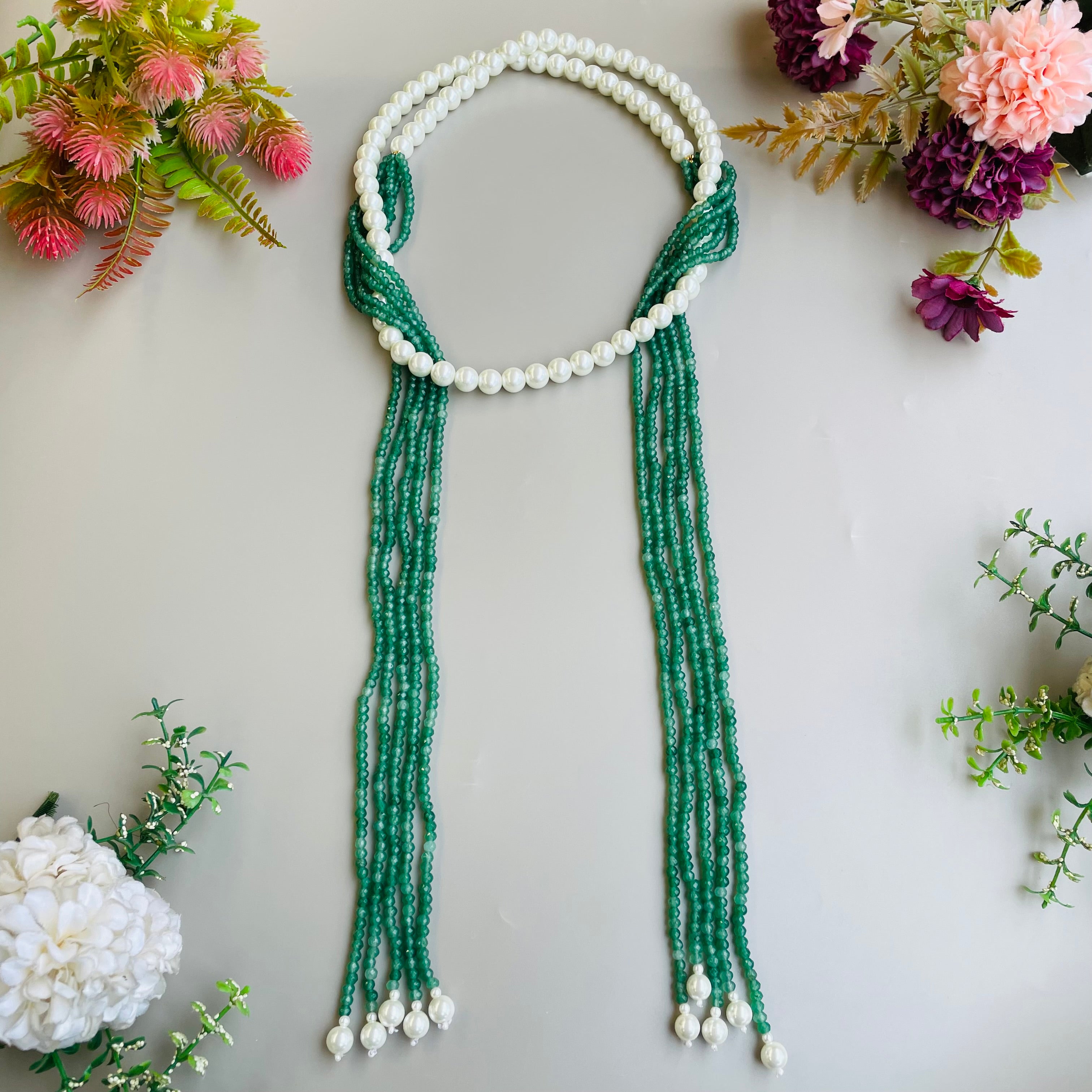 Nayaab jigyasa  Pearl long mala