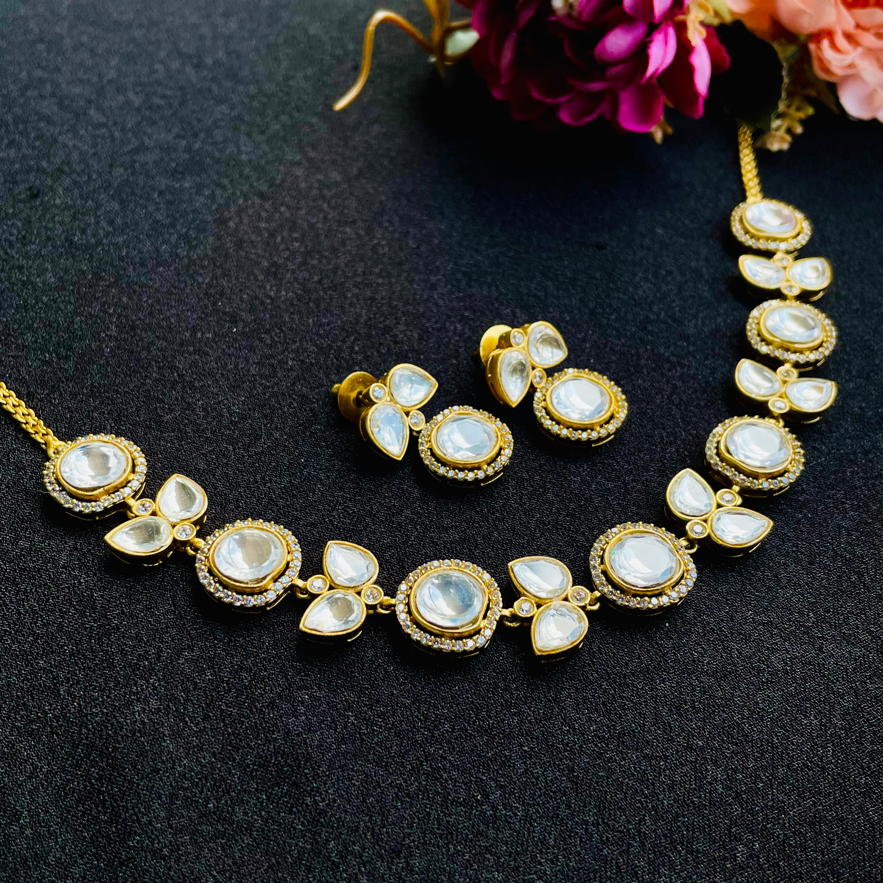 Nayaab Navya Polki Neckpiece