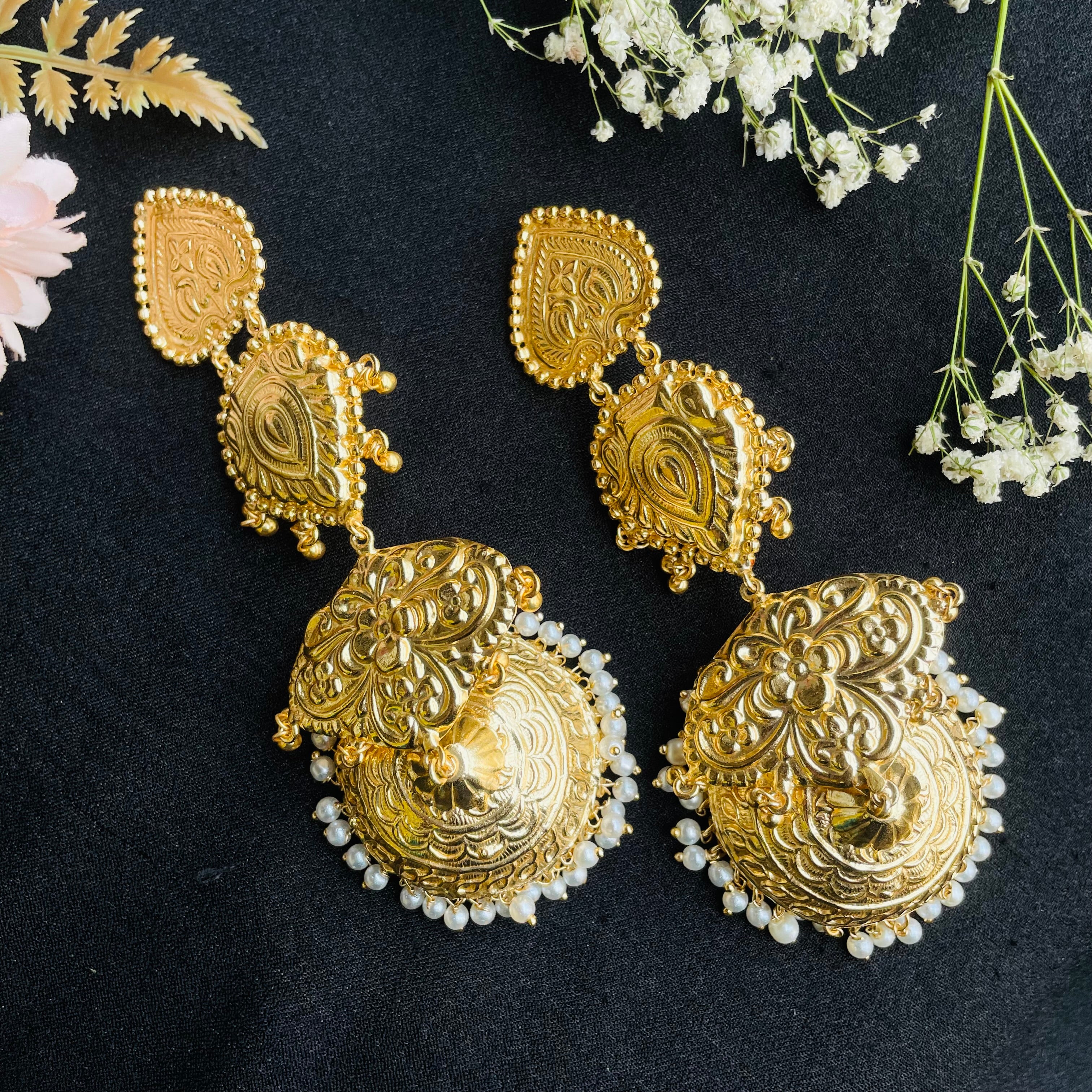 Nayaab Madhuri Jhumka earrings