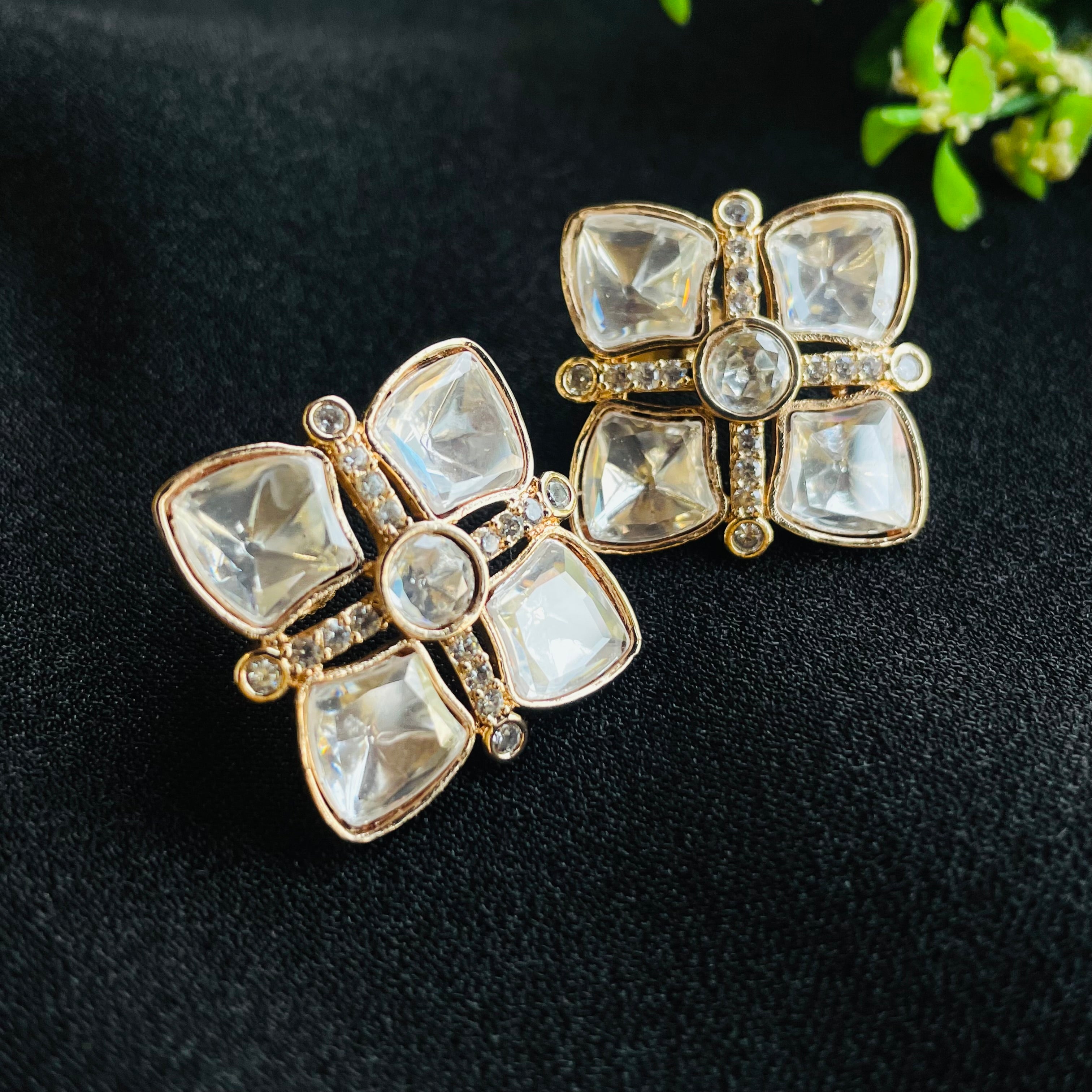 Nayaab deepa Polki earrings