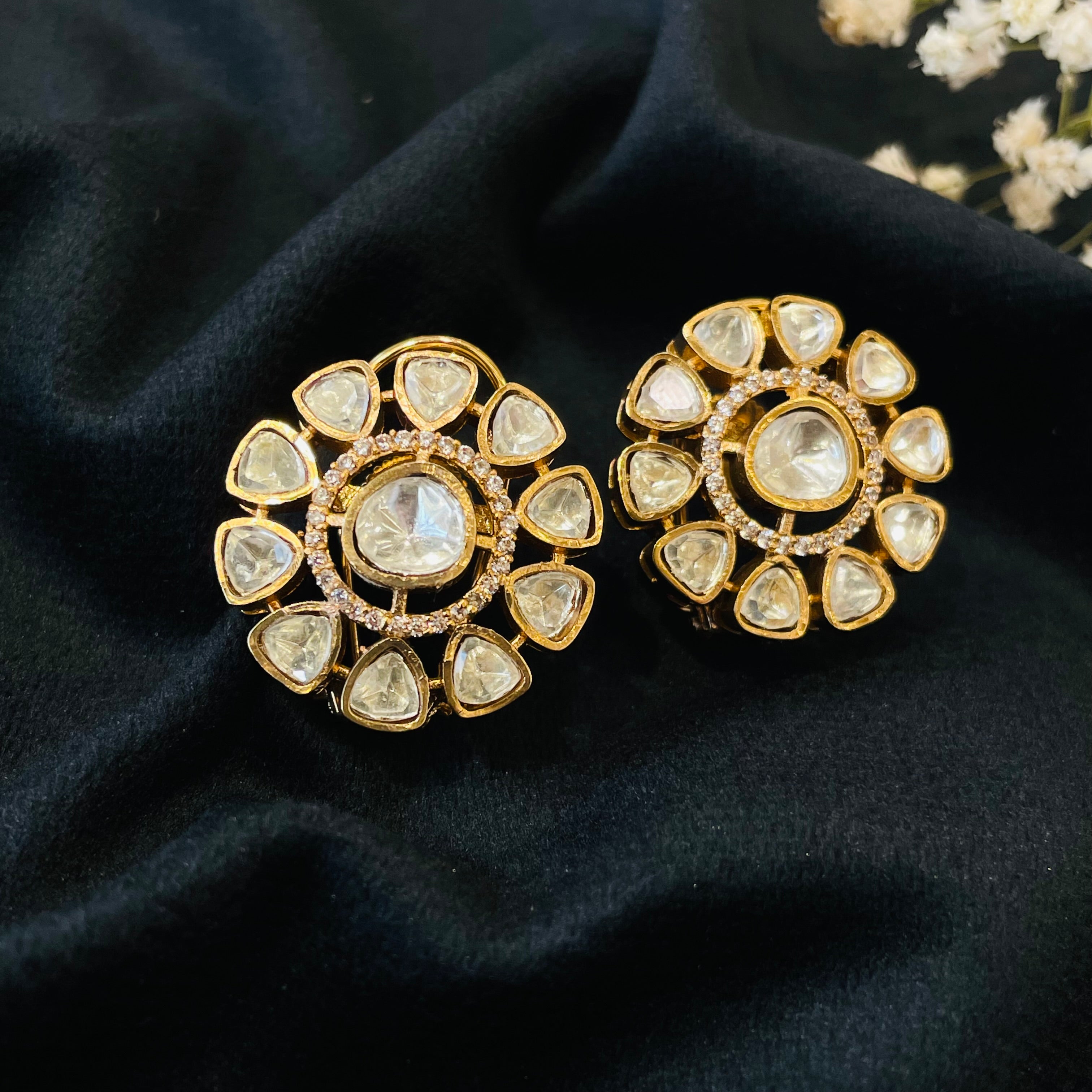 Nayaab Fiza Polki Studs