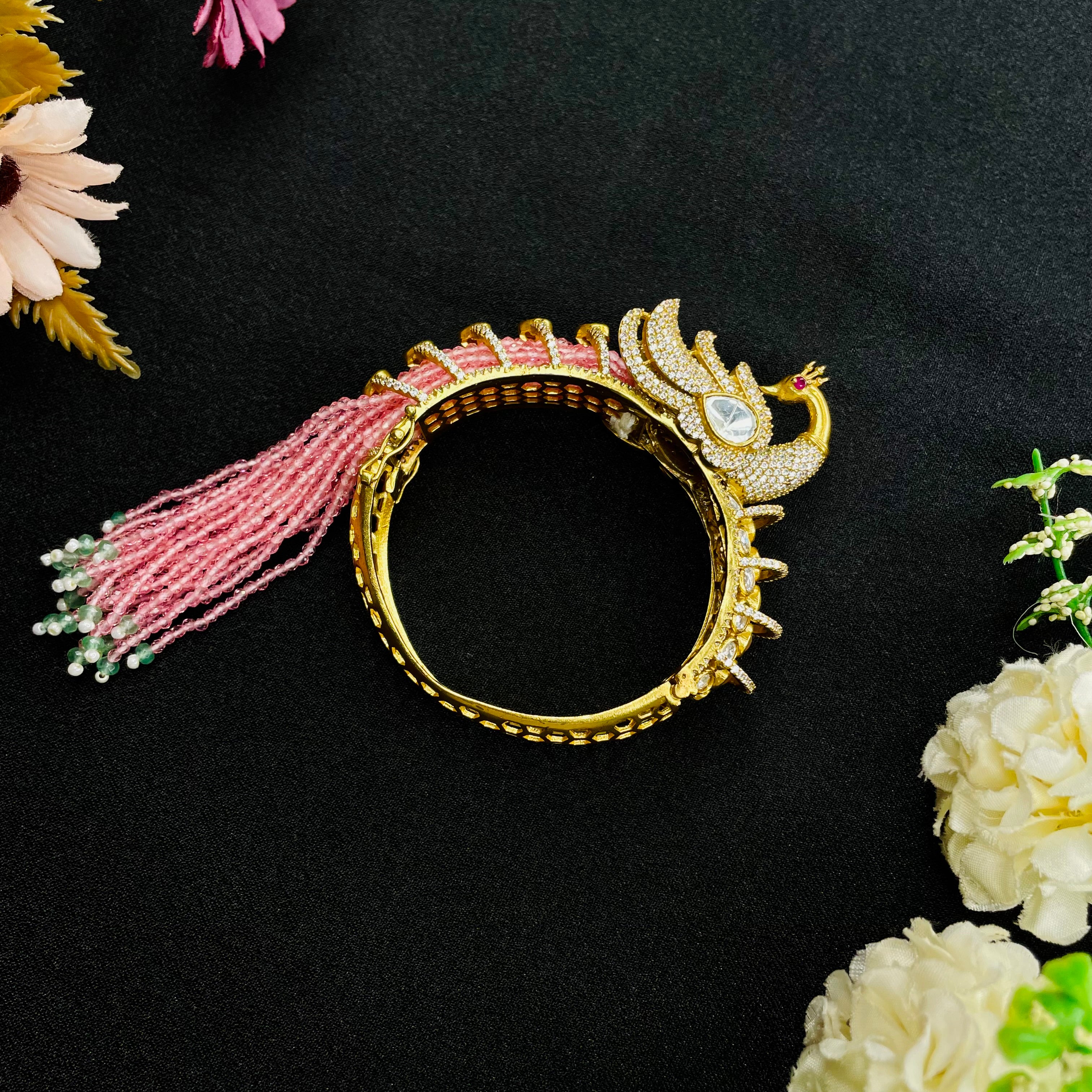 Nayaab Peacock Bangle