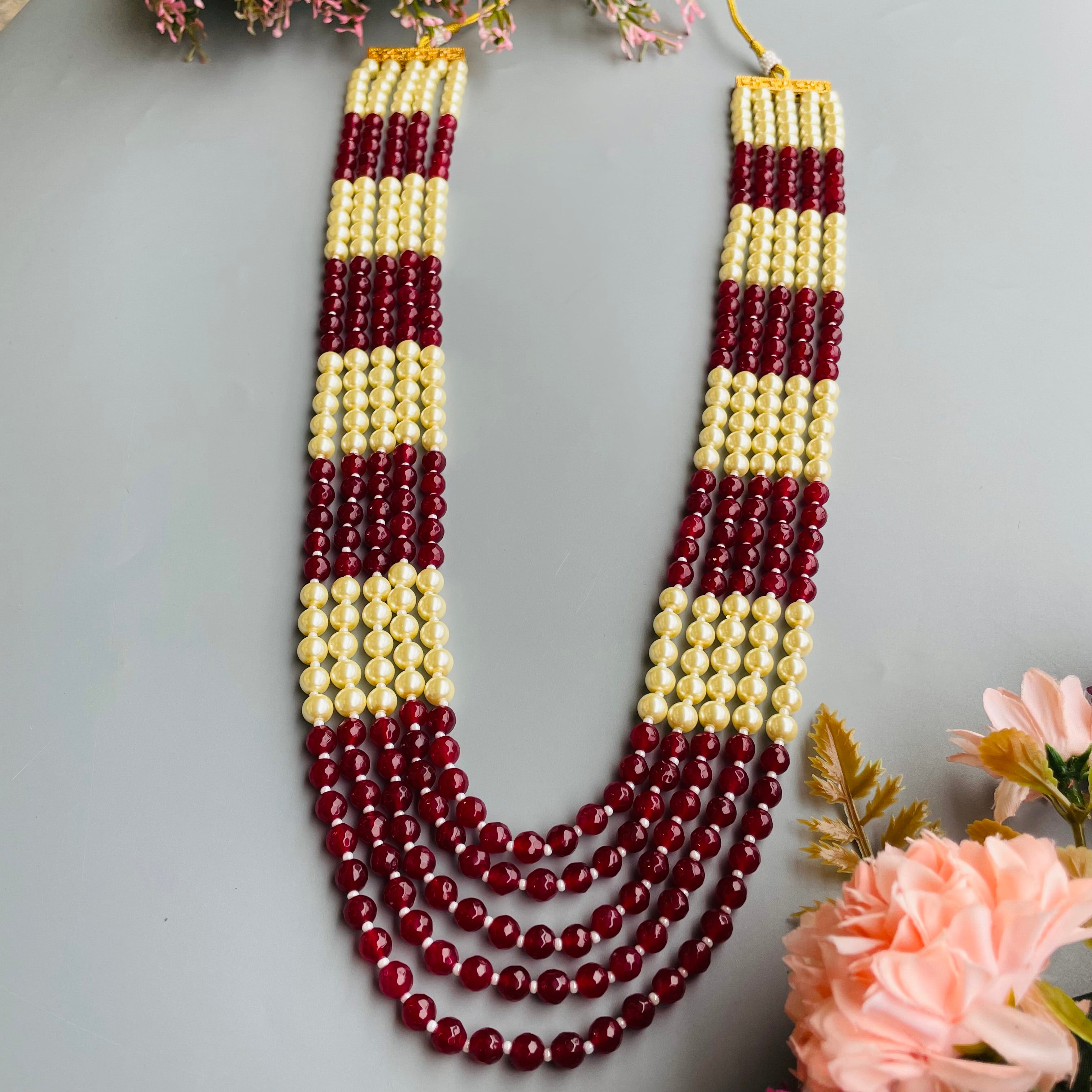 Nayaab Neeta Long pearl Neckpiece