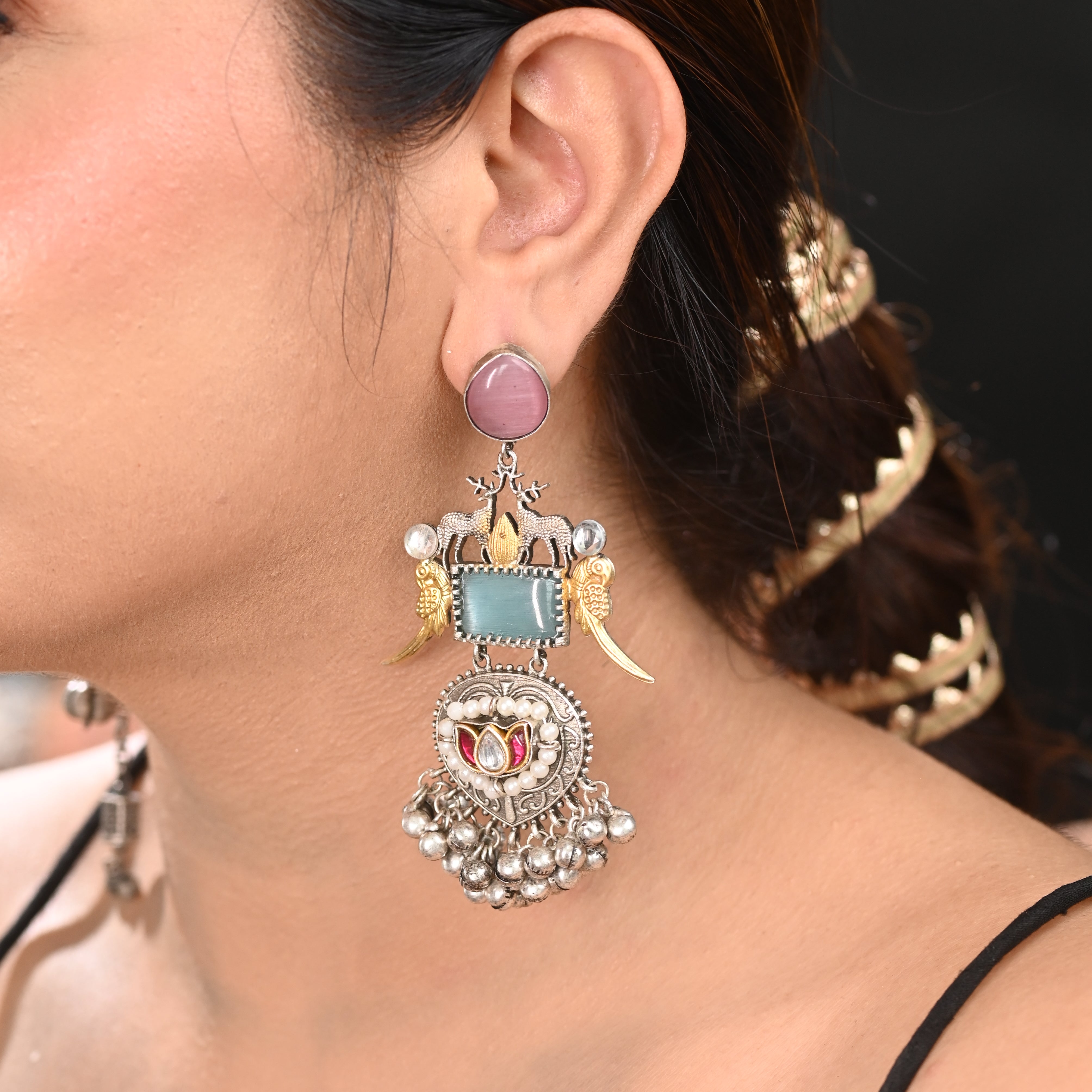 Inara Saloni fusion earrings