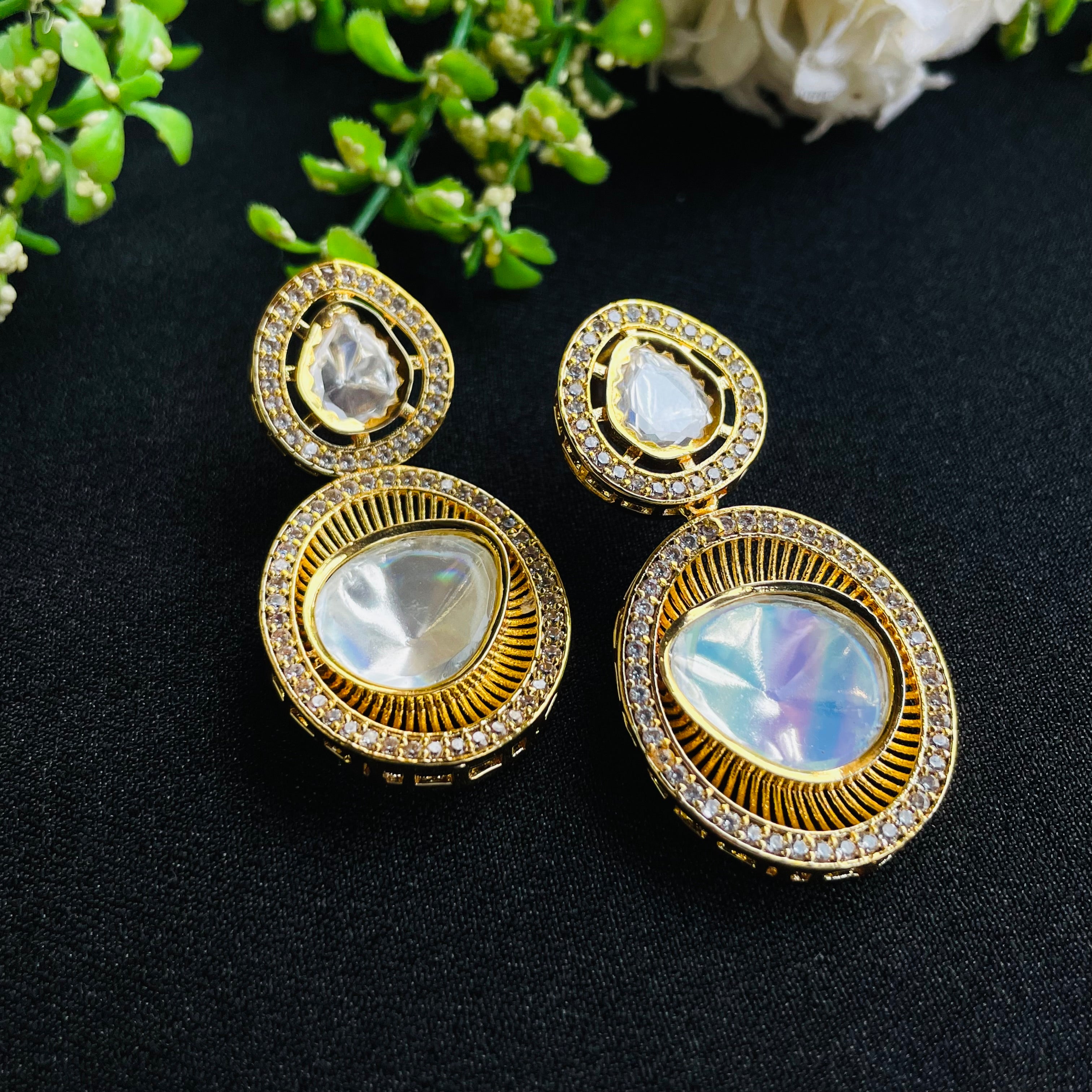 Nayaab Subi Polki Earrings