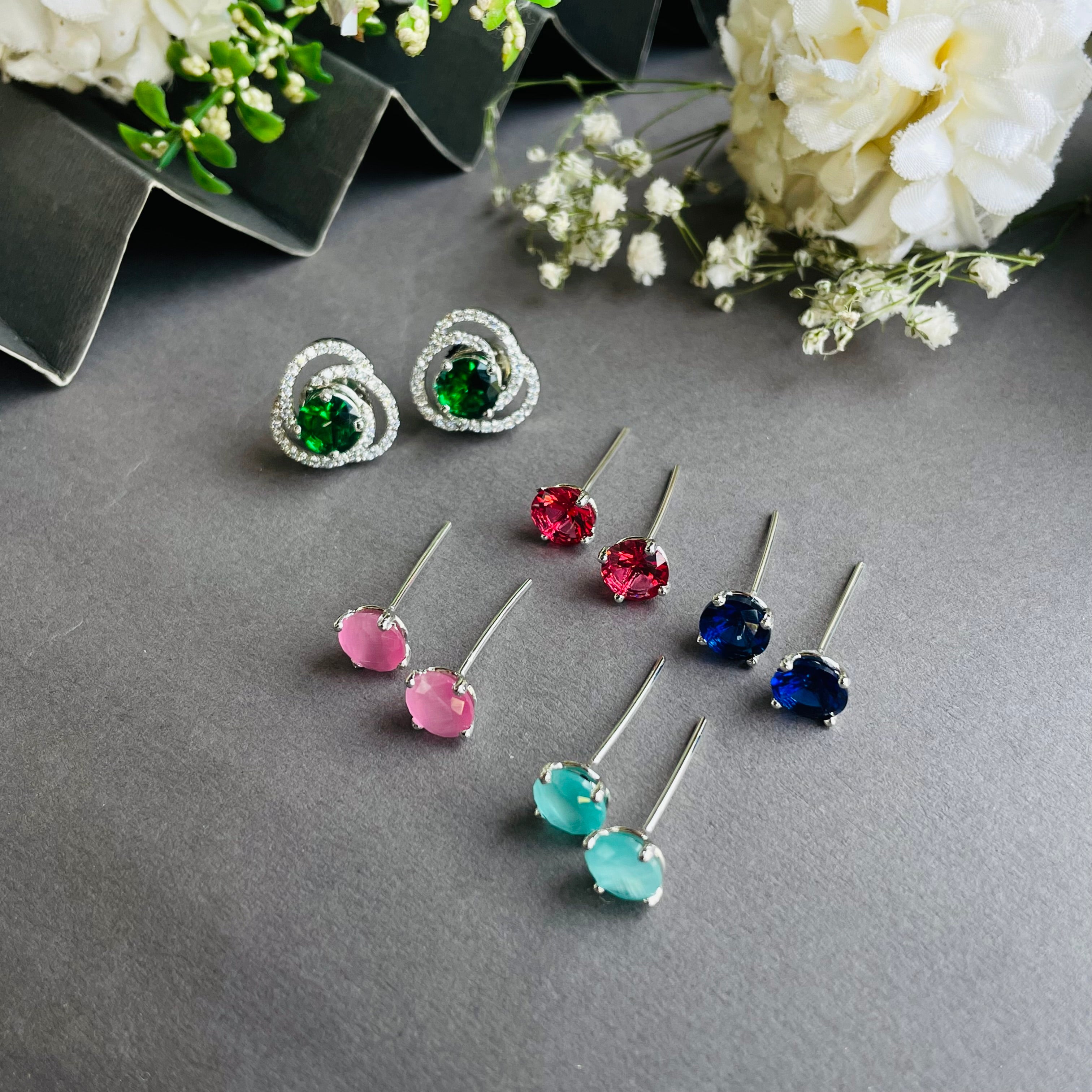 Ad Josie studs colour changeable