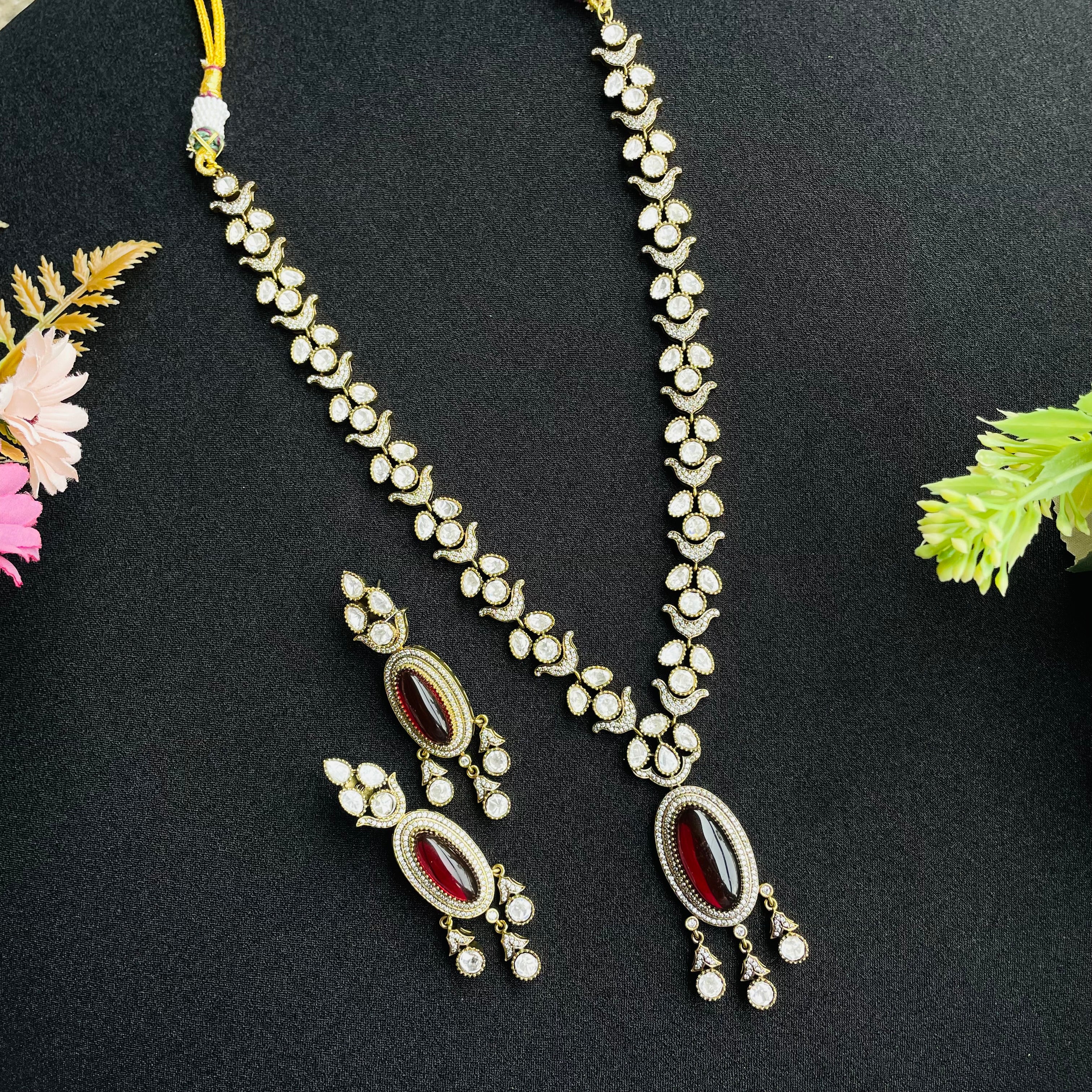 Nayaab Inaya Polki Neckpiece