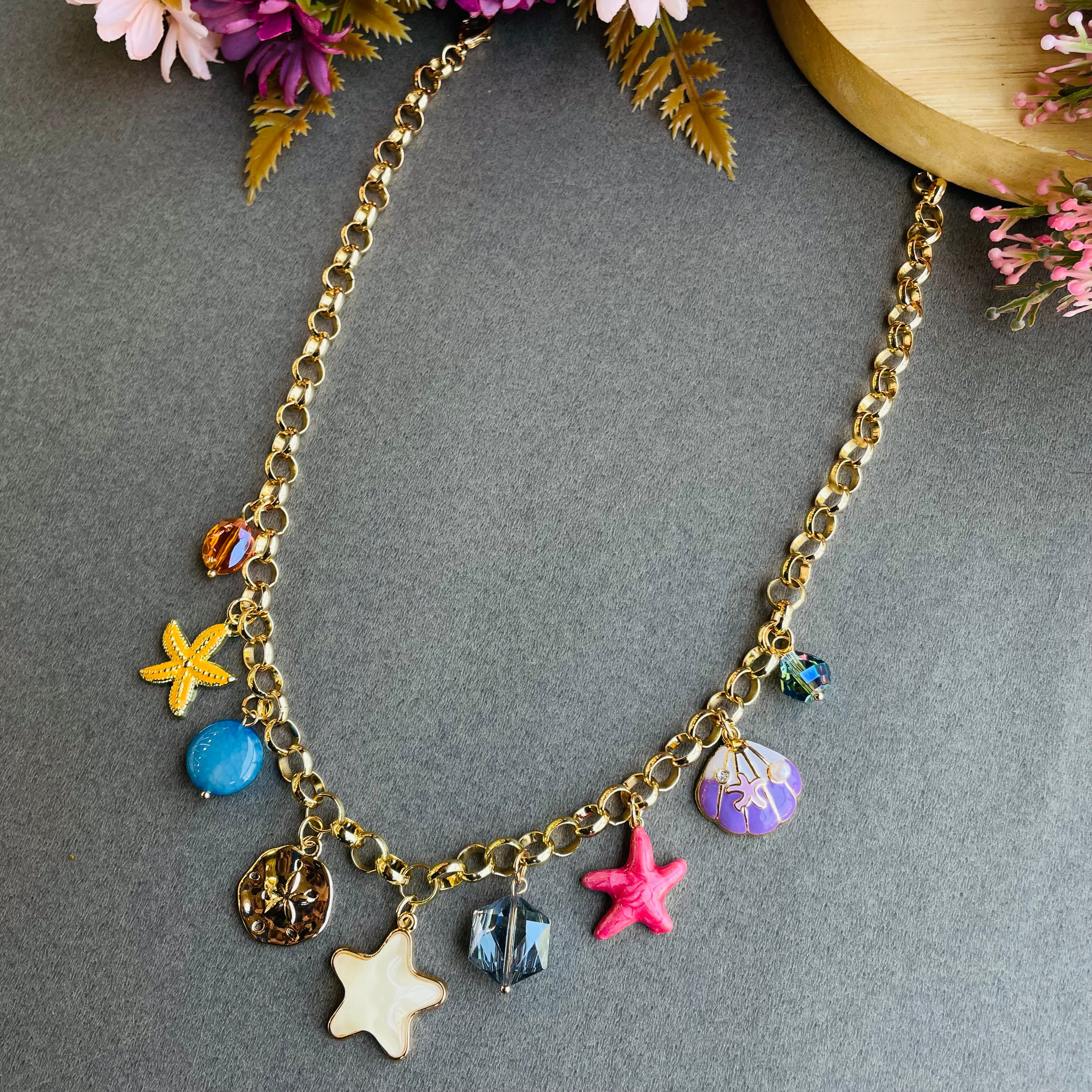 Layla Star Neckpiece With Bracelet Combo