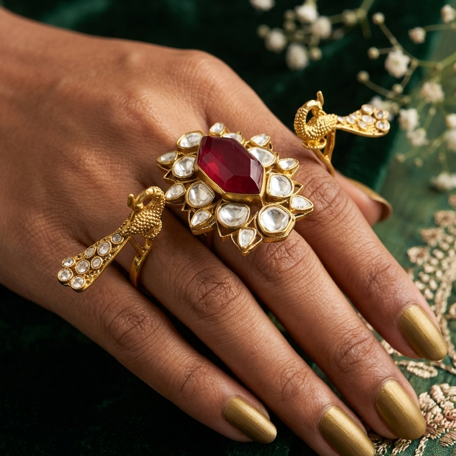 Nayaab Risha Ring adjustable