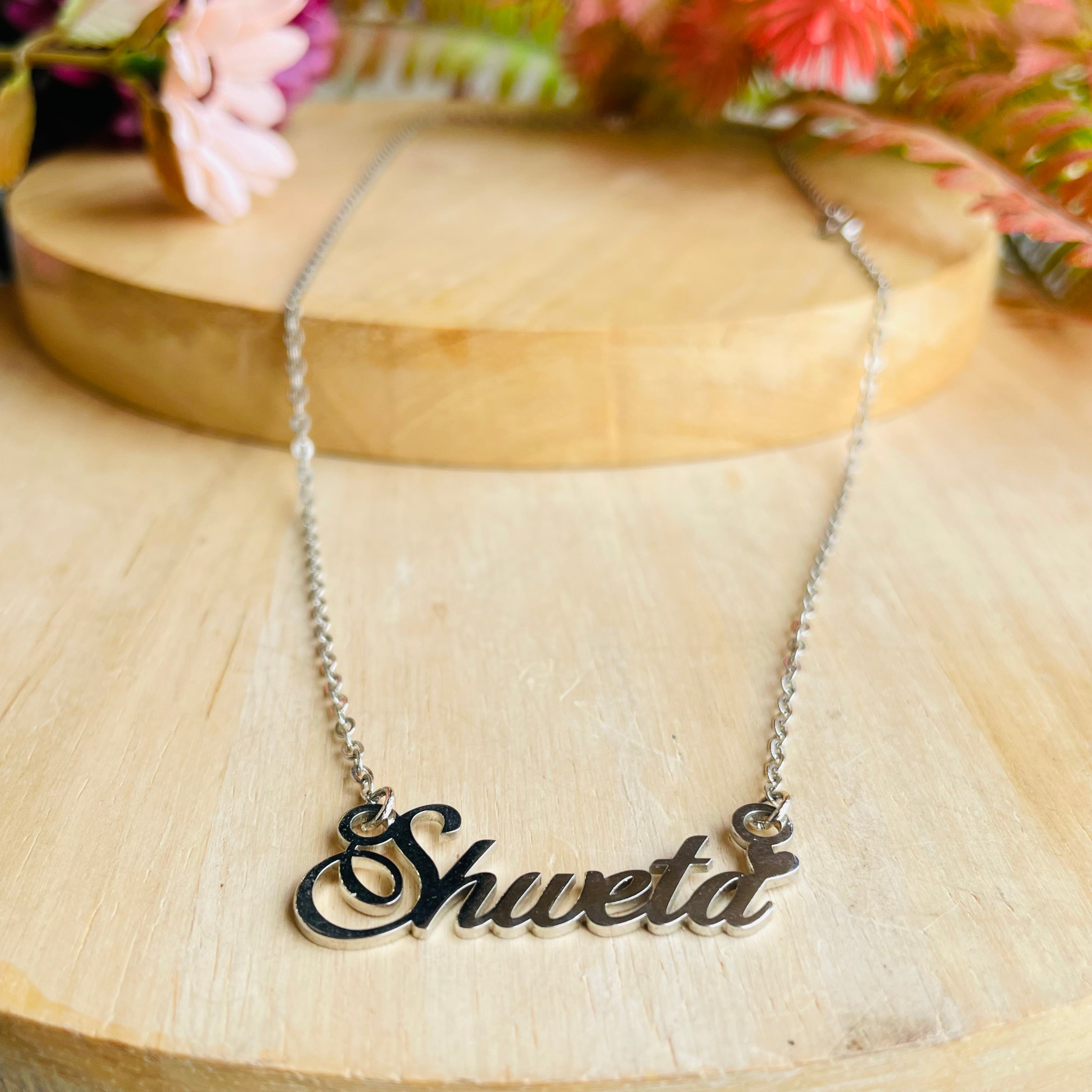 Vs sterling silver customise - name pendant