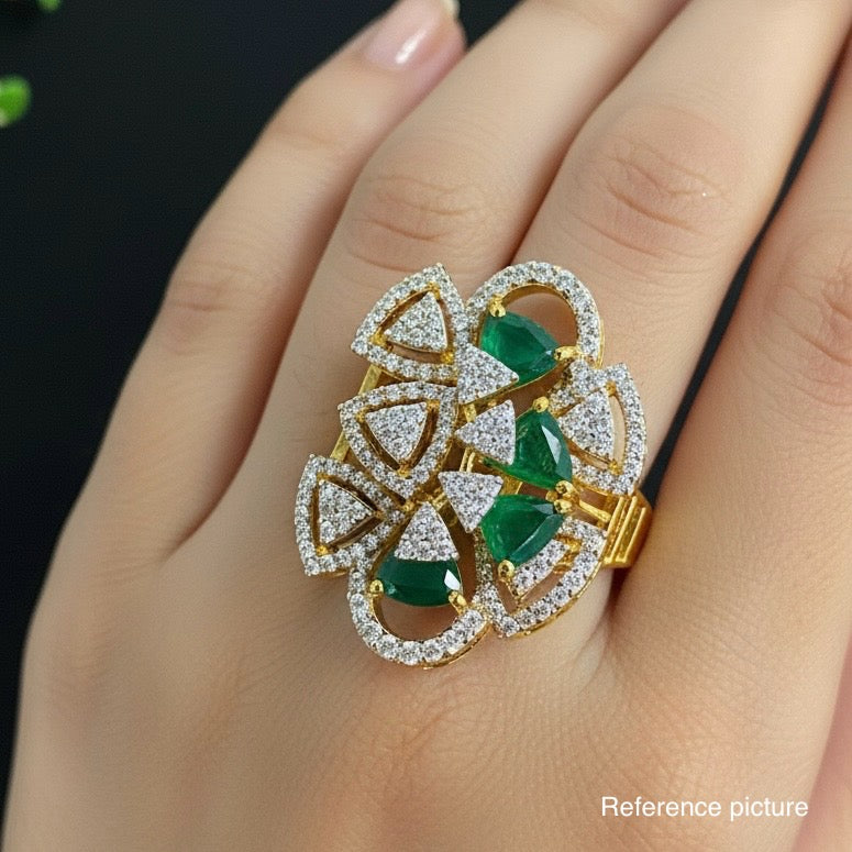 VS Sterling Silver Cocktail Ring 232 12G