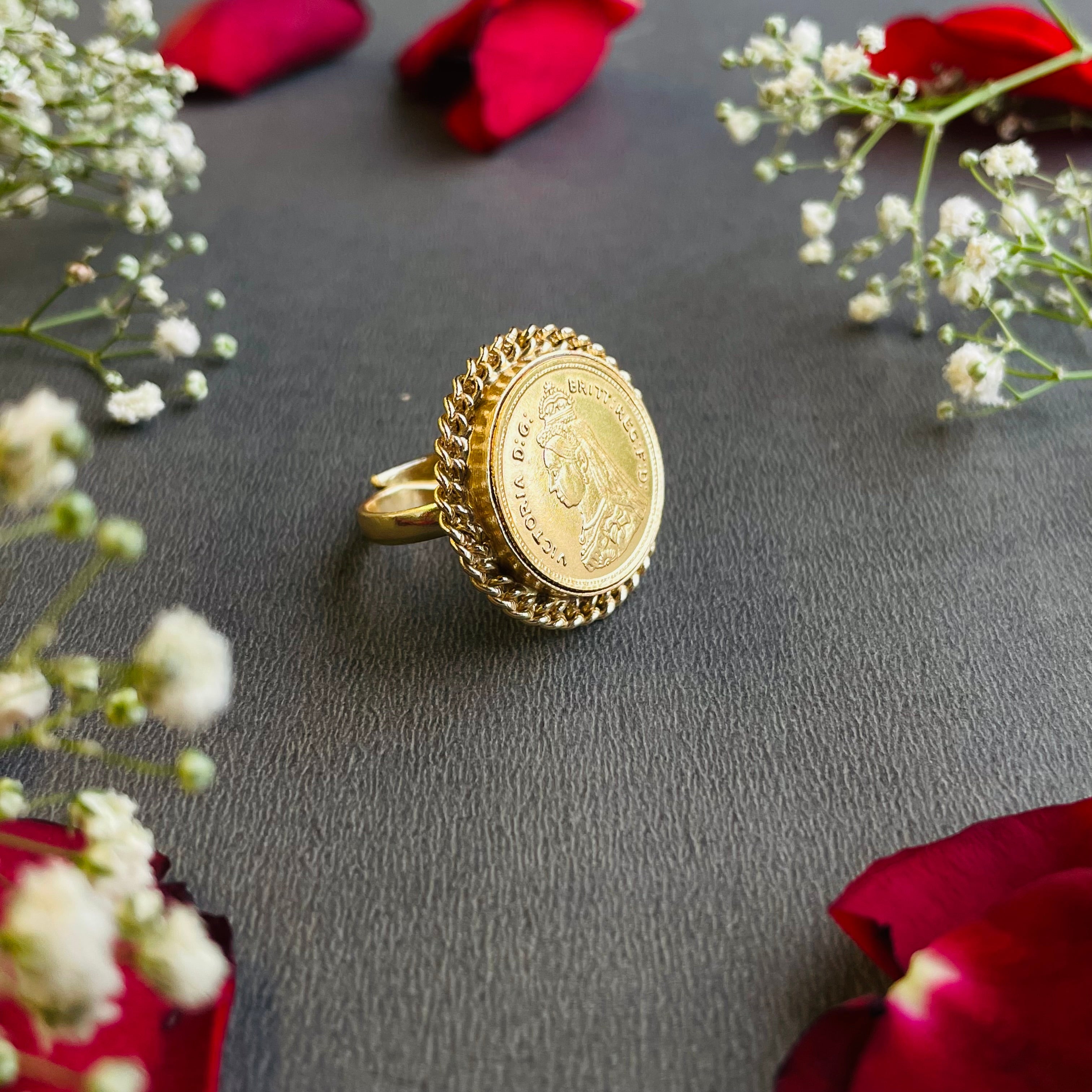 Nayaab kiara adjustable ring