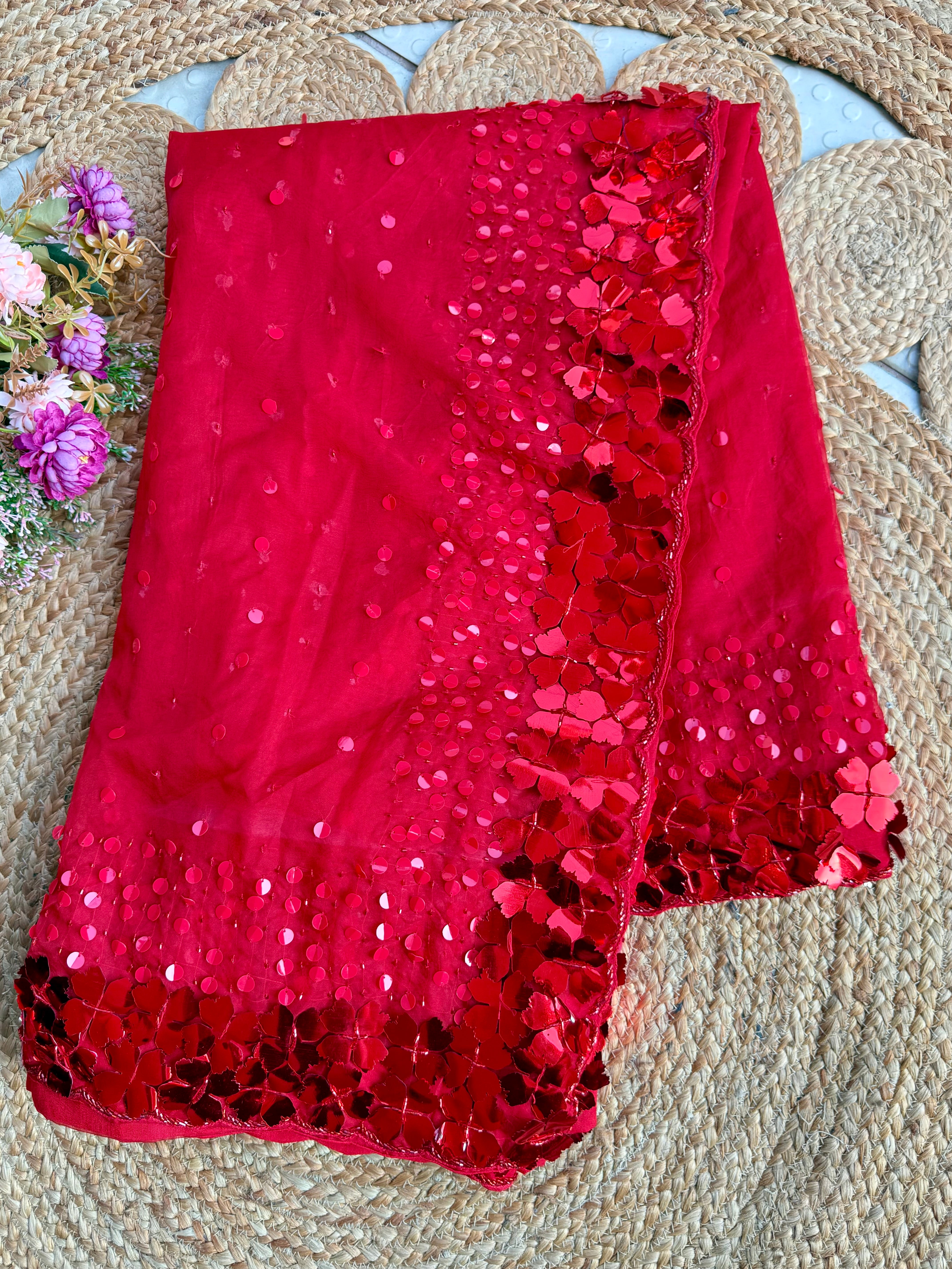 Heer Saree - Red