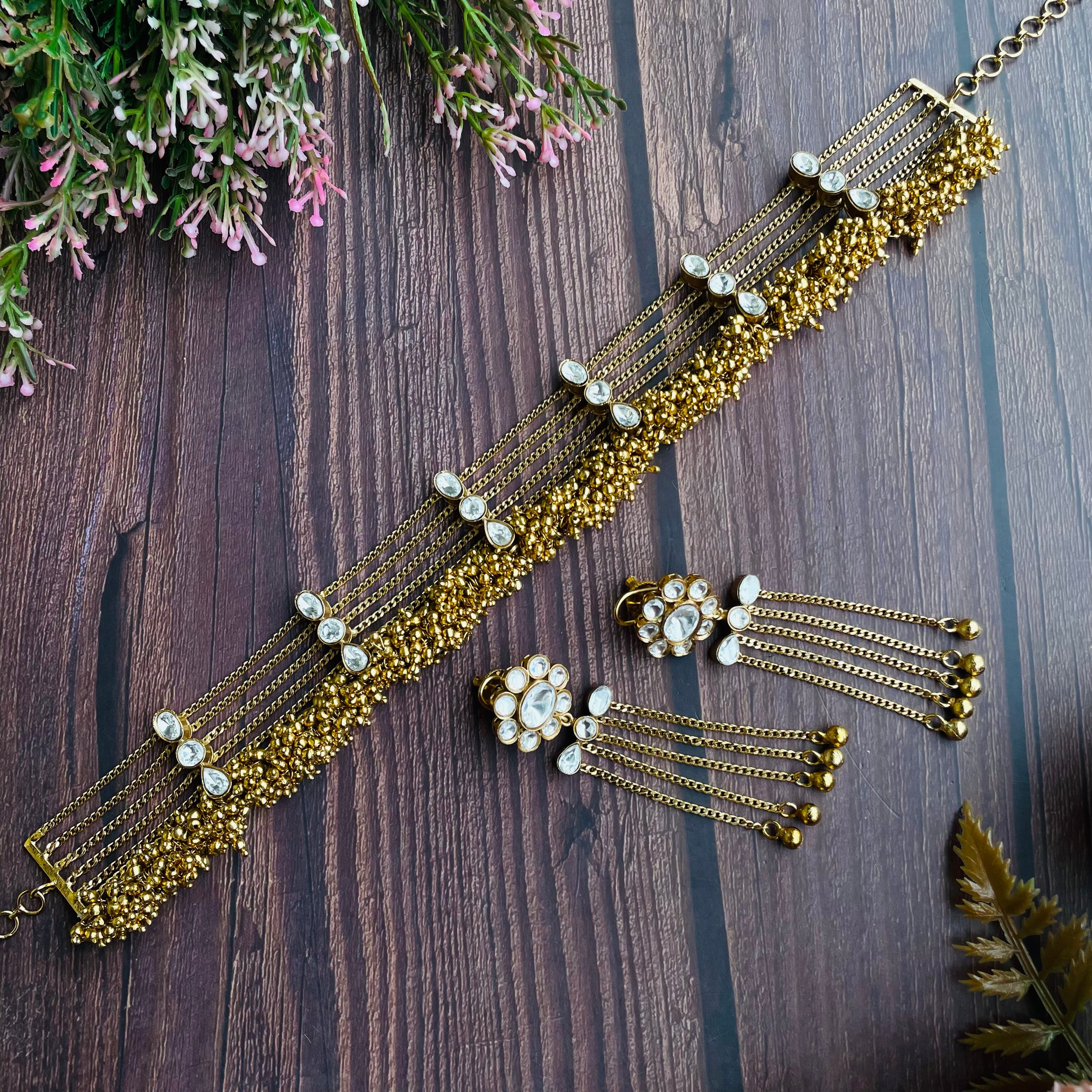 Nayaab kanika Polki Choker