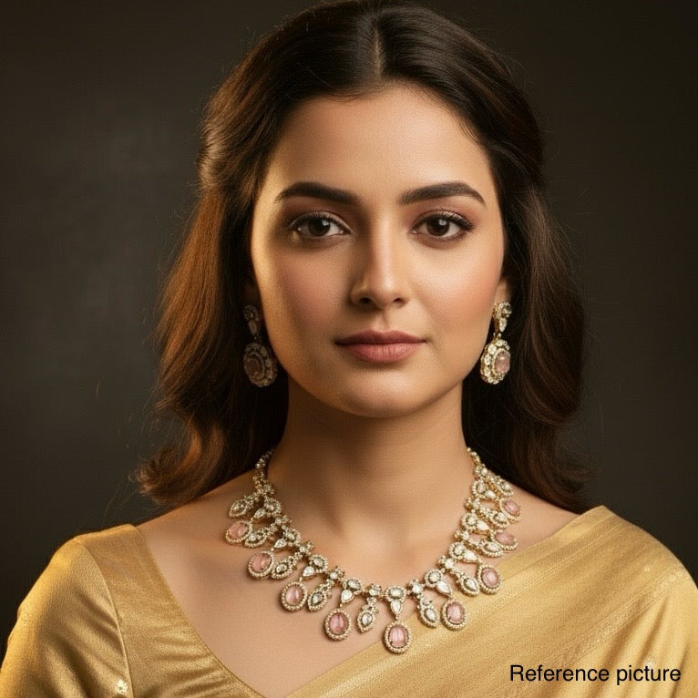 Nayaab Kareena Polki Neckpiece