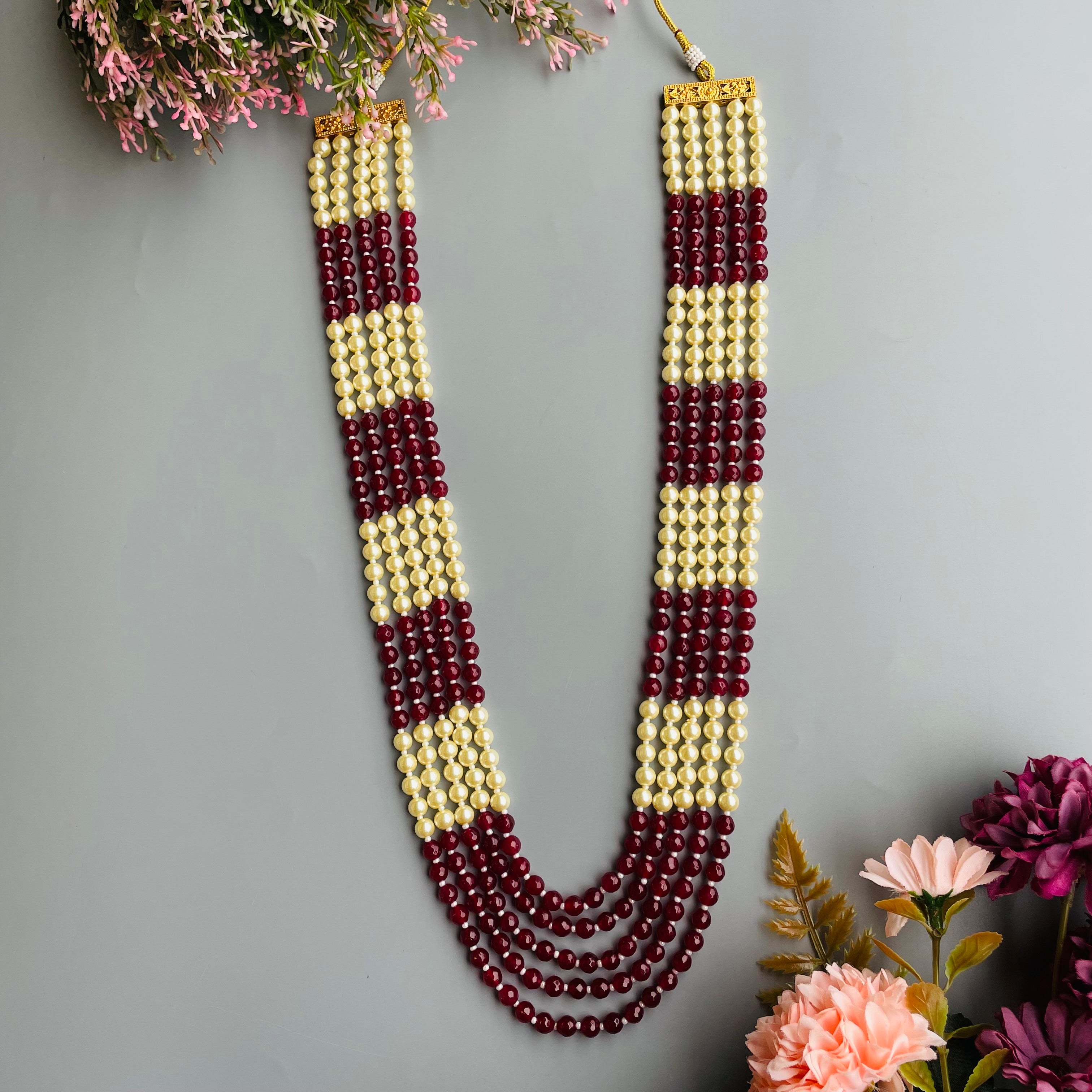 Nayaab Neeta Long pearl Neckpiece