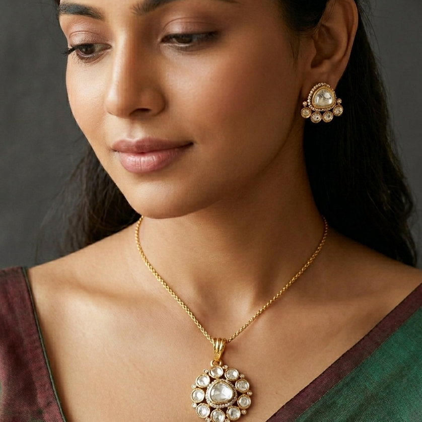 Nayaab Shreya pendant set