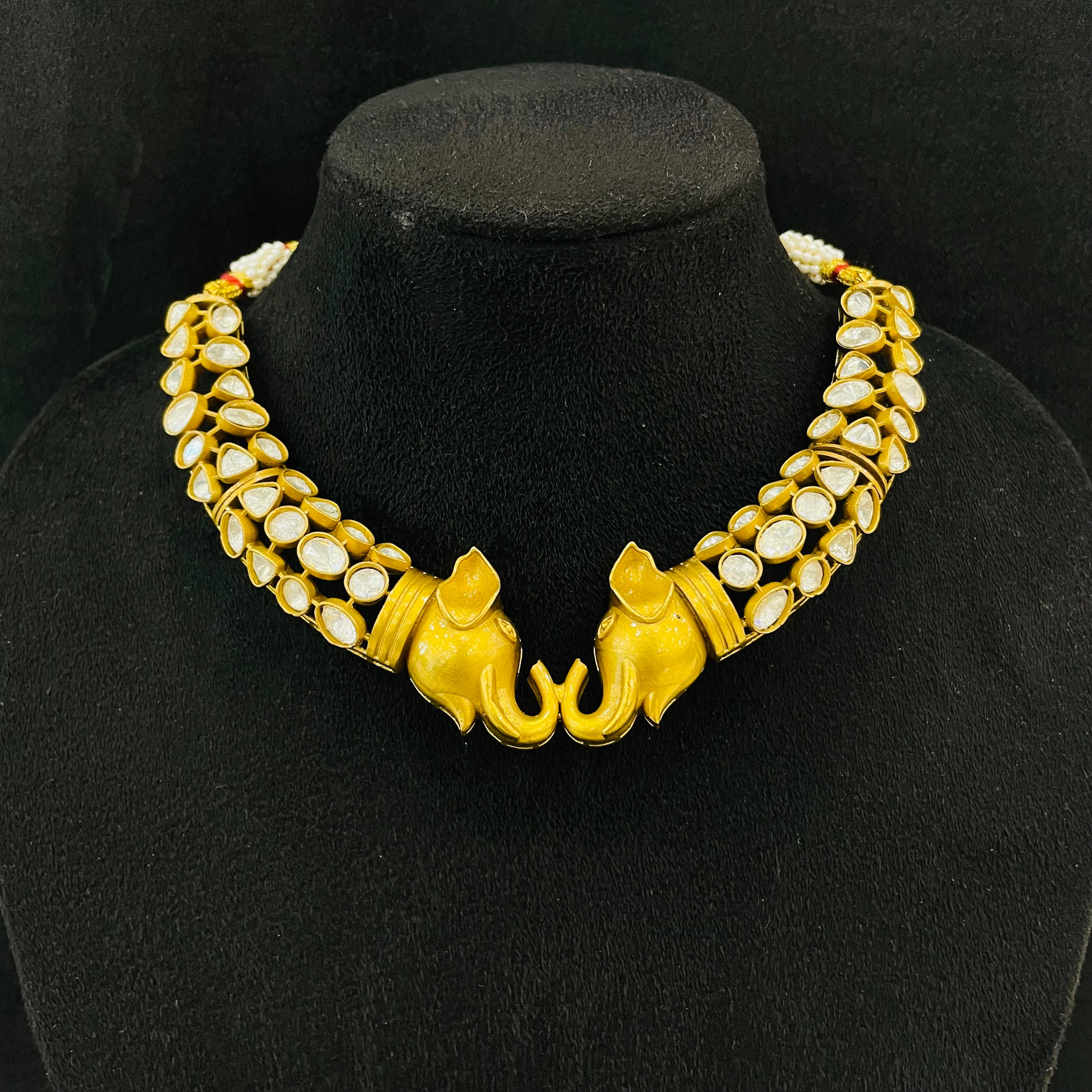 Nayaab hana Polki neckpiece