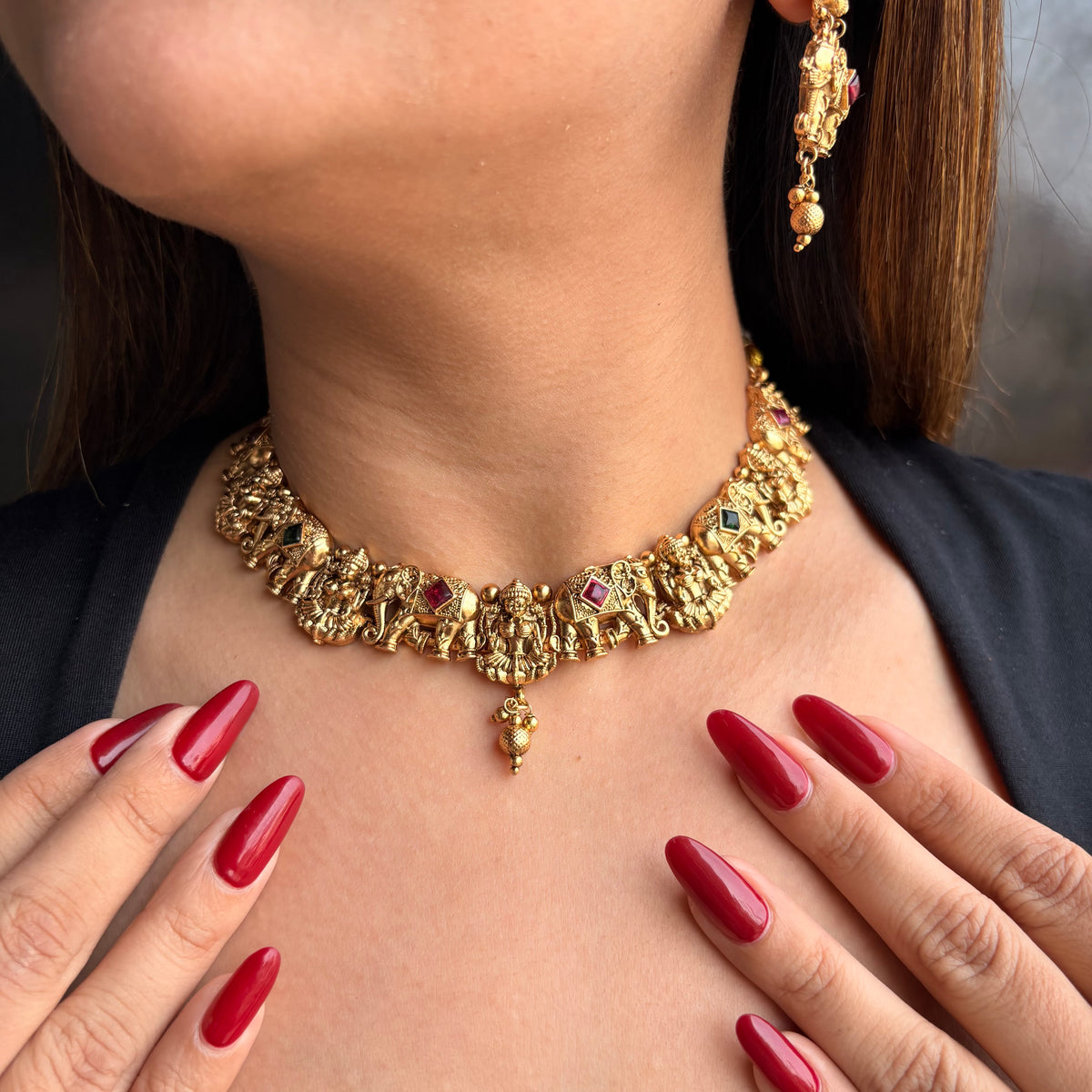 Gajlakshmi Neckpiece