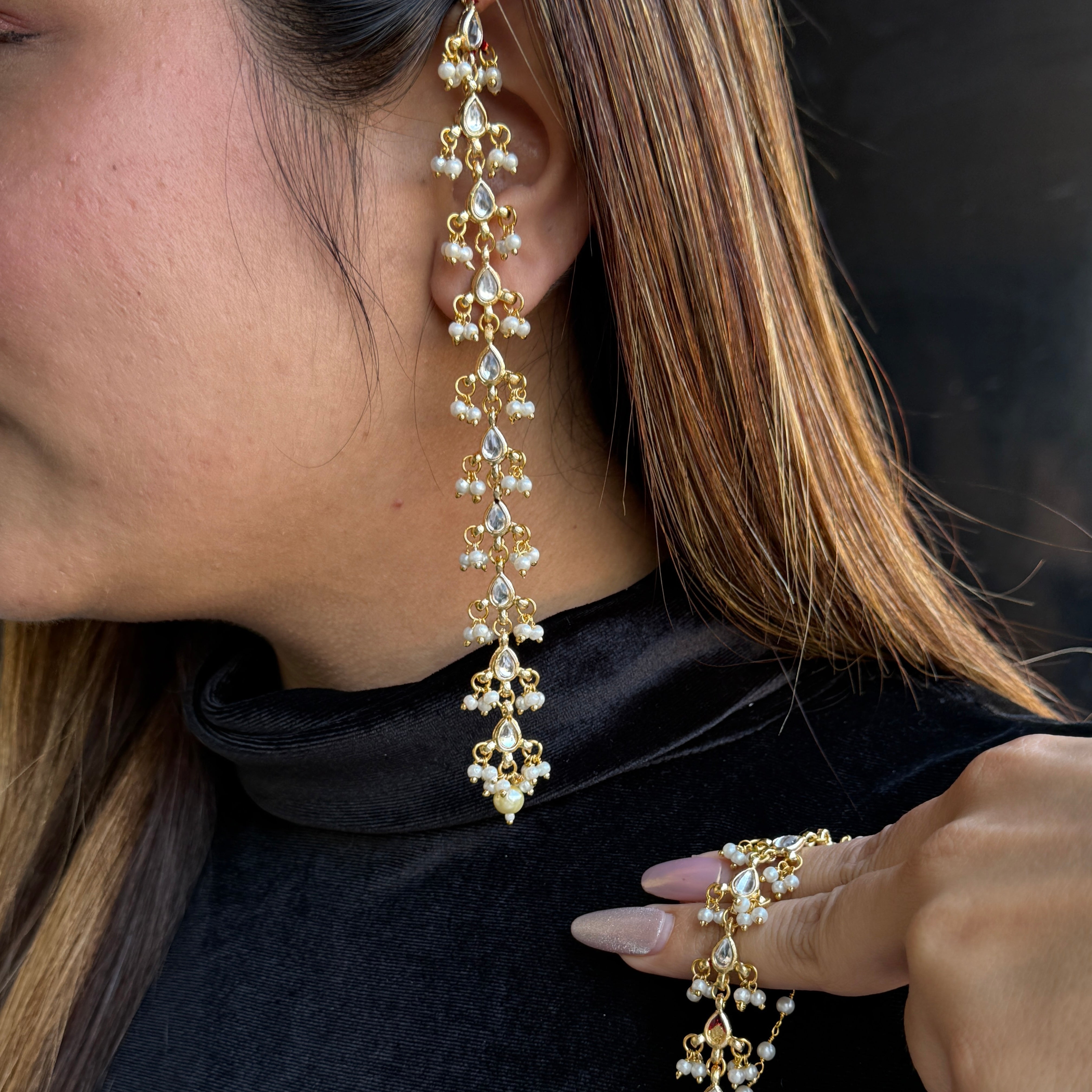 Nayaab Viral Chain Earrings