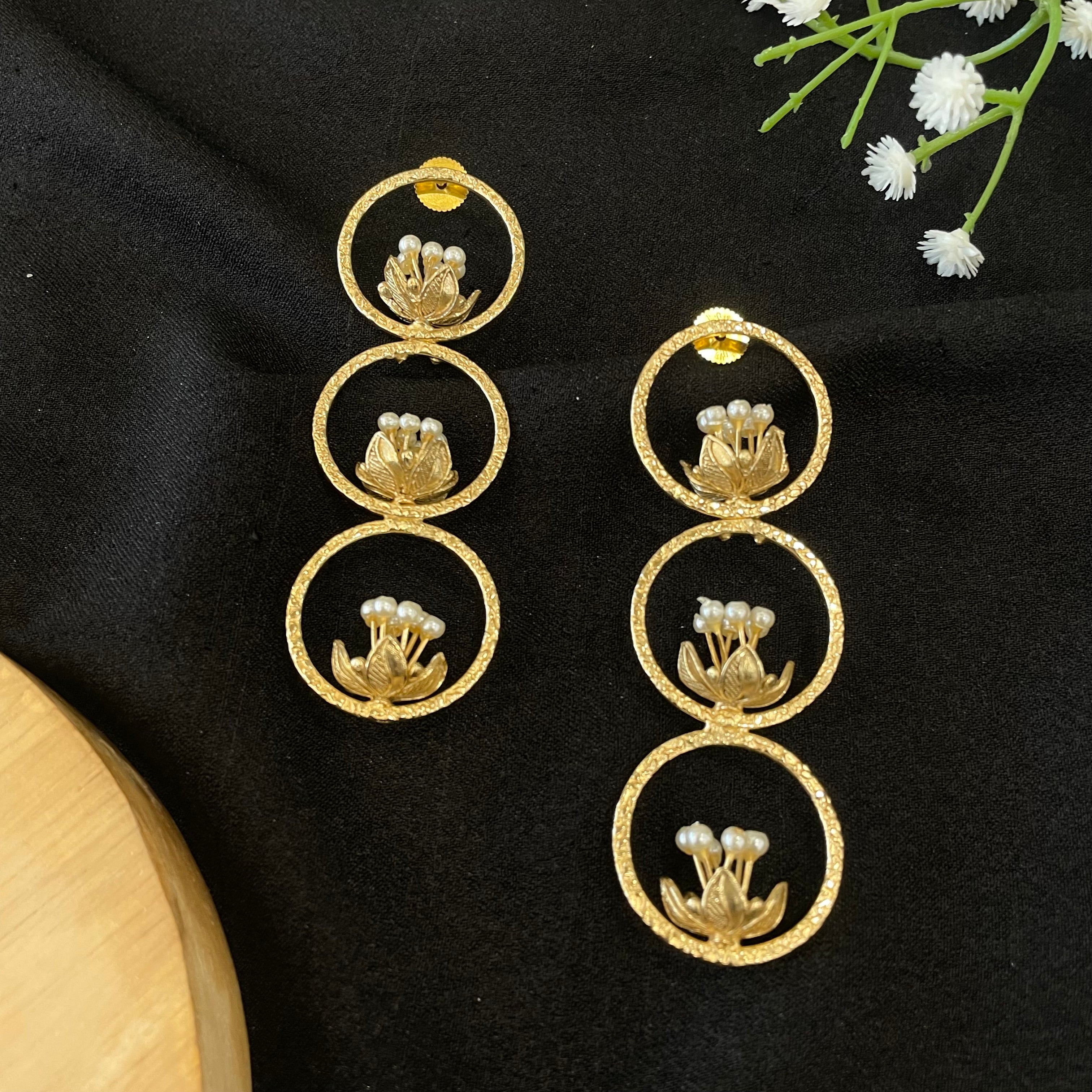 Lotus Glow Earrings