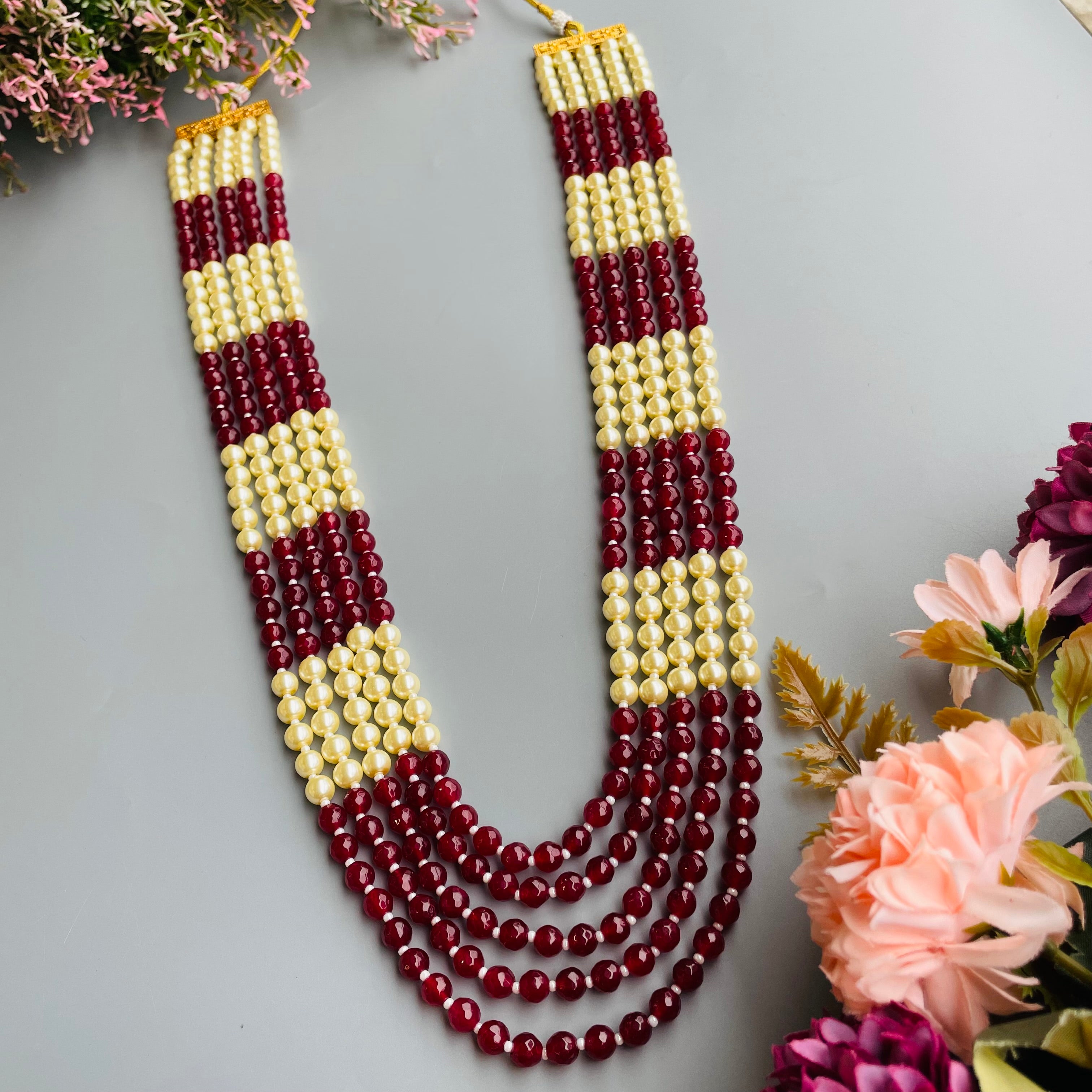 Nayaab Neeta Long pearl Neckpiece