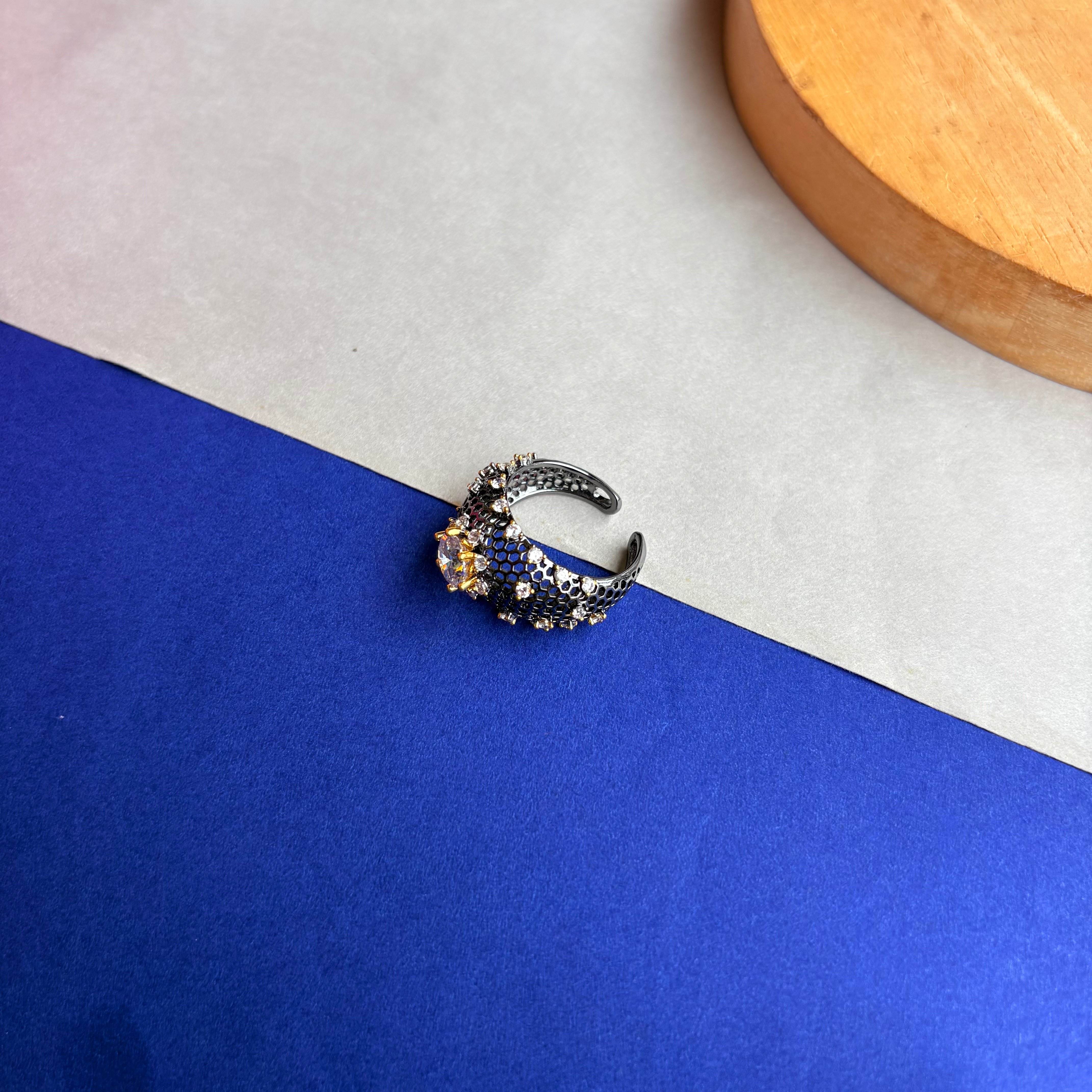 Seraphina Noir Ring