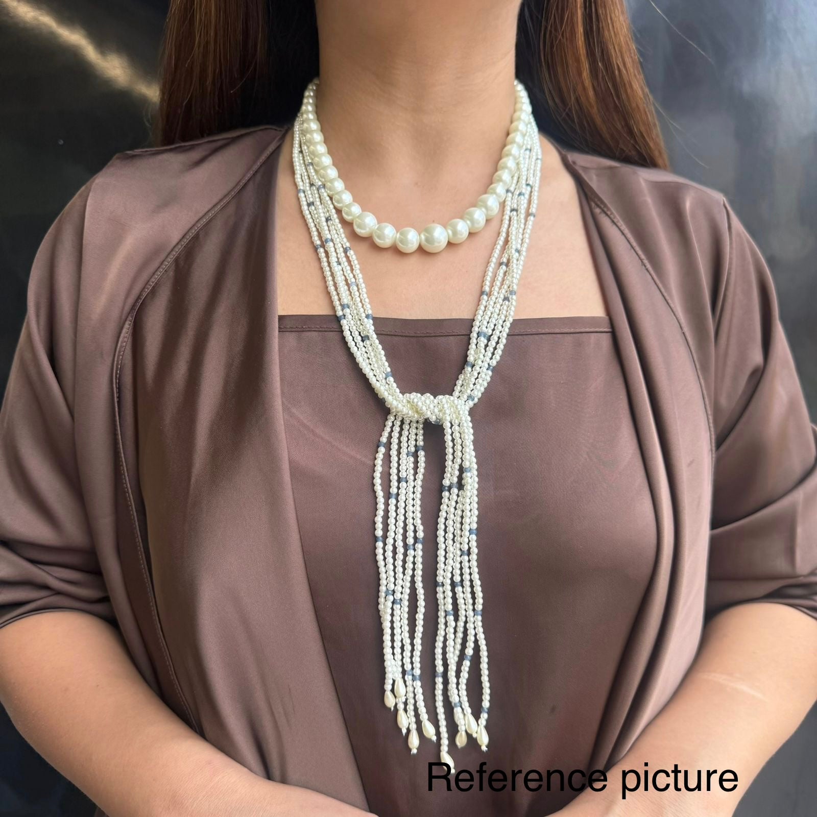 Nayaab Aayra Pearl long mala