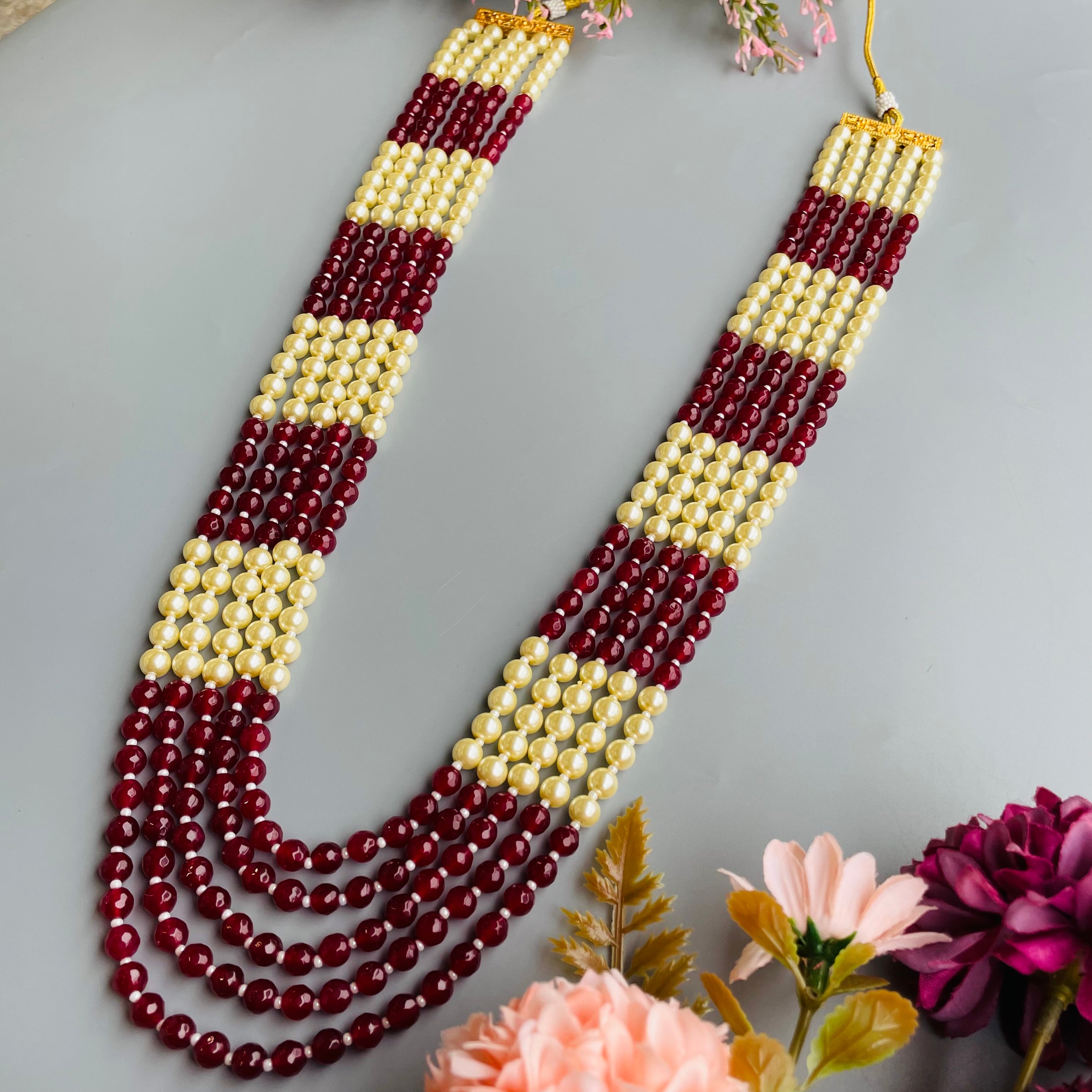 Nayaab Neeta Long pearl Neckpiece