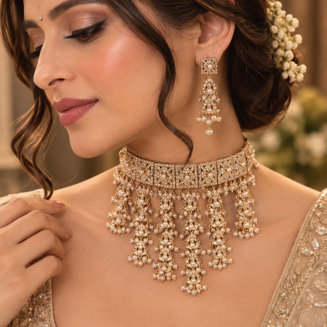Nayaab Tara Jadau choker