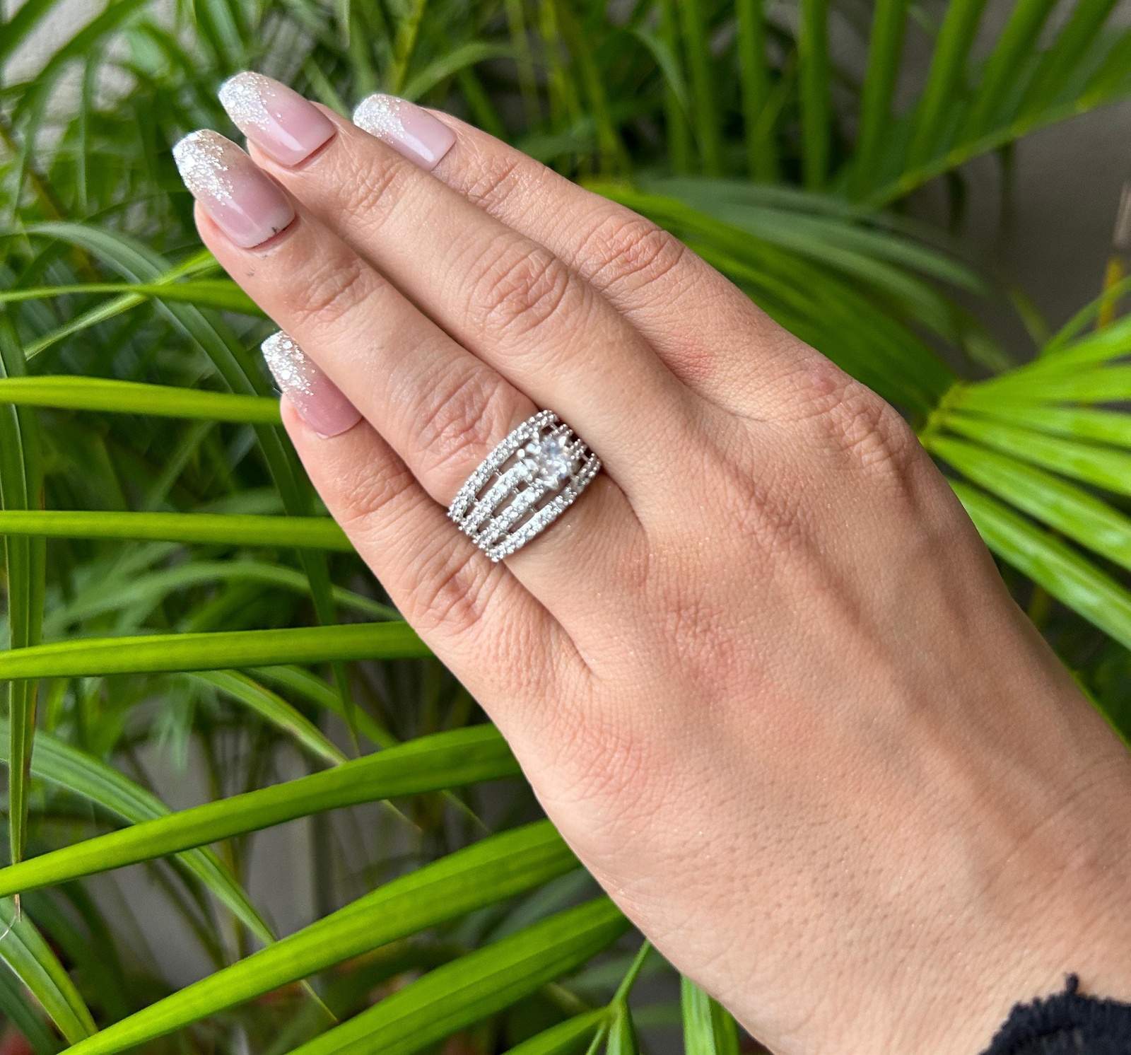 Vs sterling silver cocktail ring 133