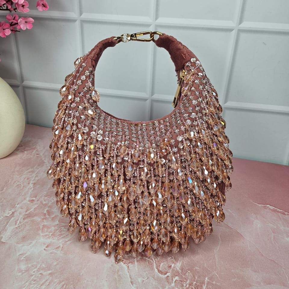 Buy Handmade Lilac Embellished Potli Bag Online. – Odette