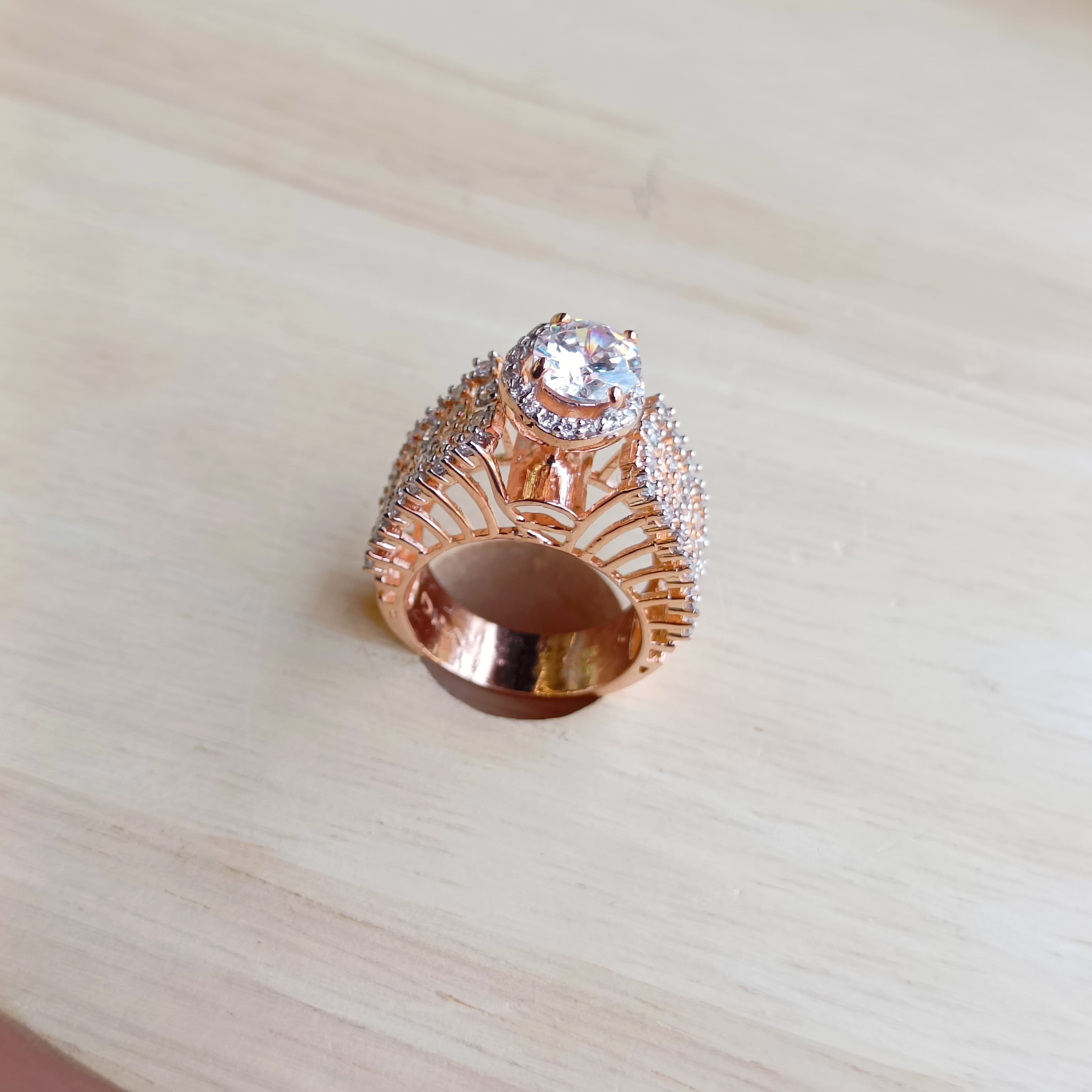 VS Sterling Silver Cocktail Ring 097