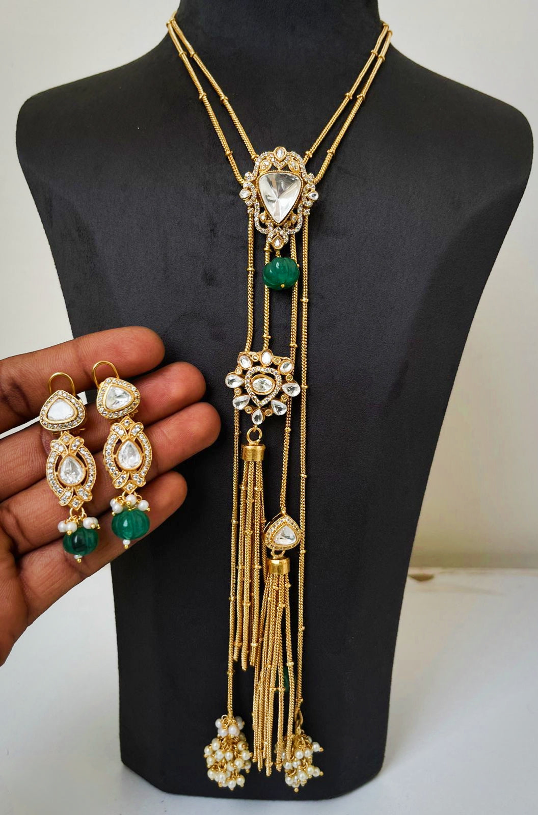 Nayaab Anika polki neckpiece