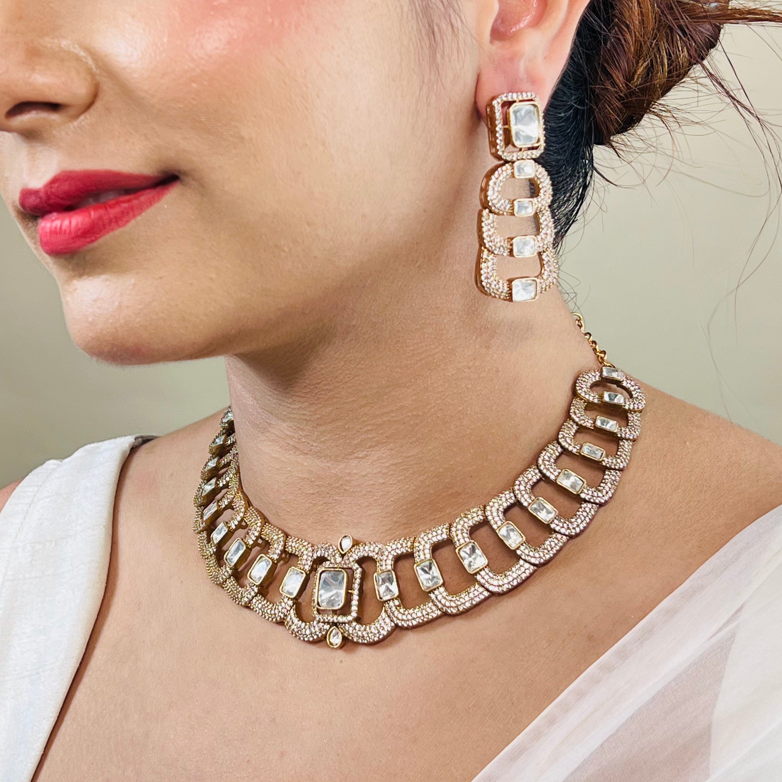 Nayaab Trisha Polki Neckpiece