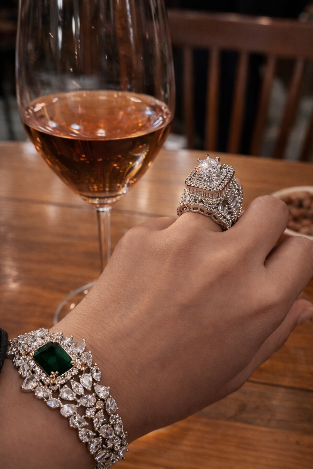 Maharani Ring & Aria Bracelet Combo