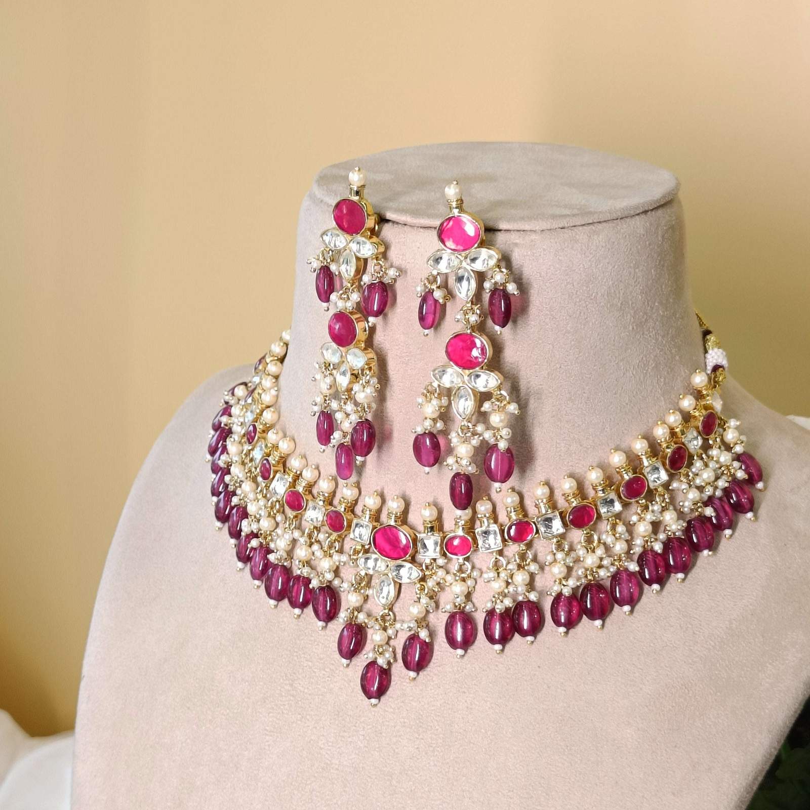 Nayaab Ruhaani Polki Neckpiece
