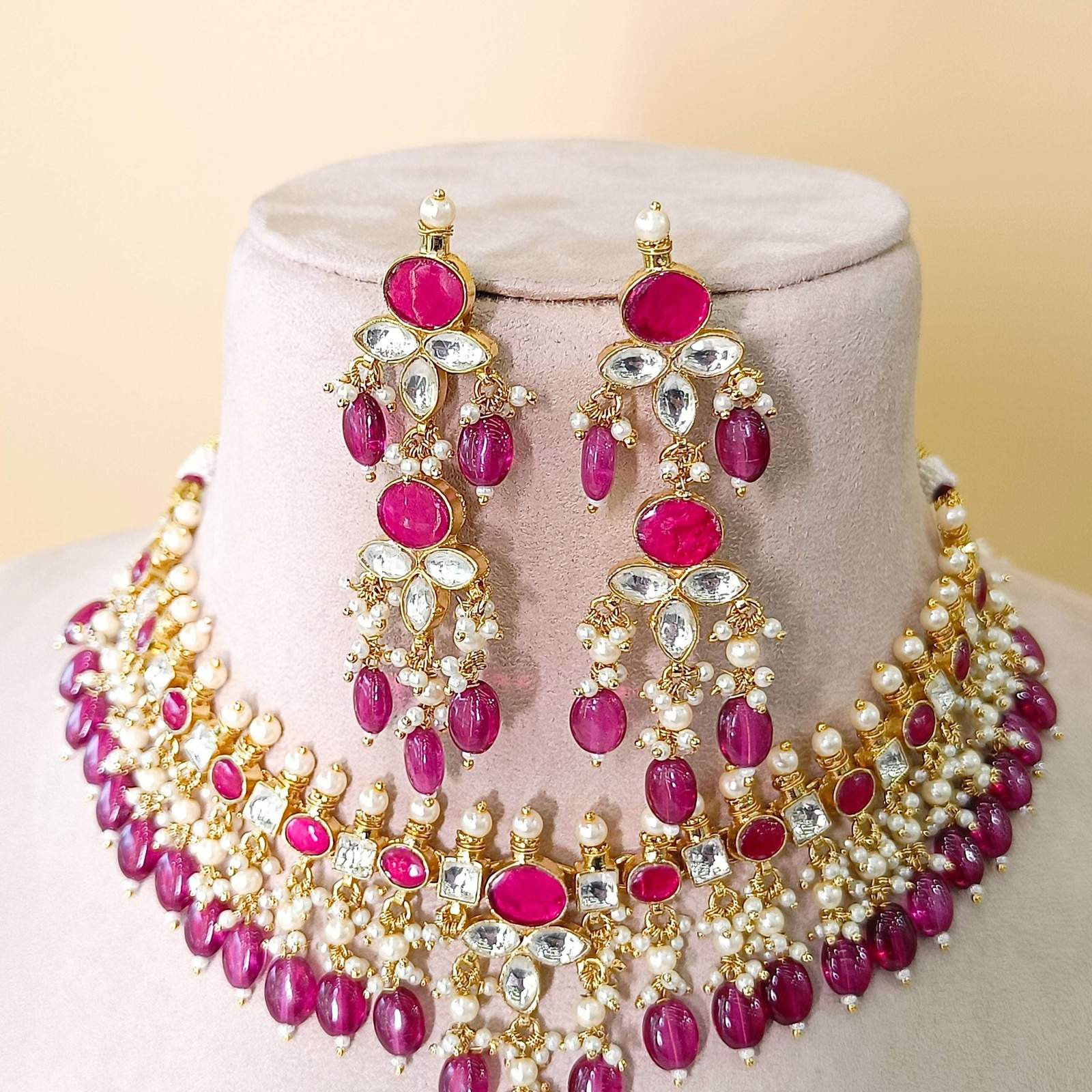 Nayaab Ruhaani Polki Neckpiece