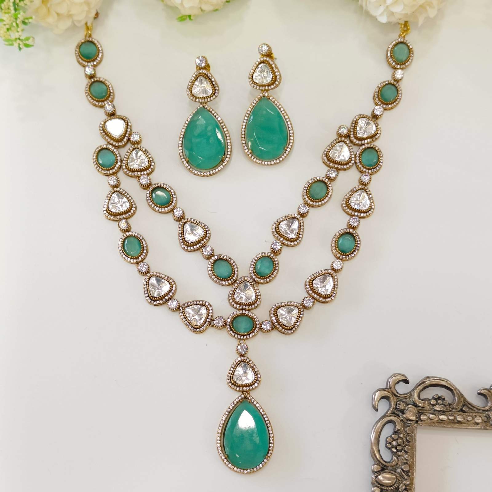 Nayaab Chandni polki Neckpiece