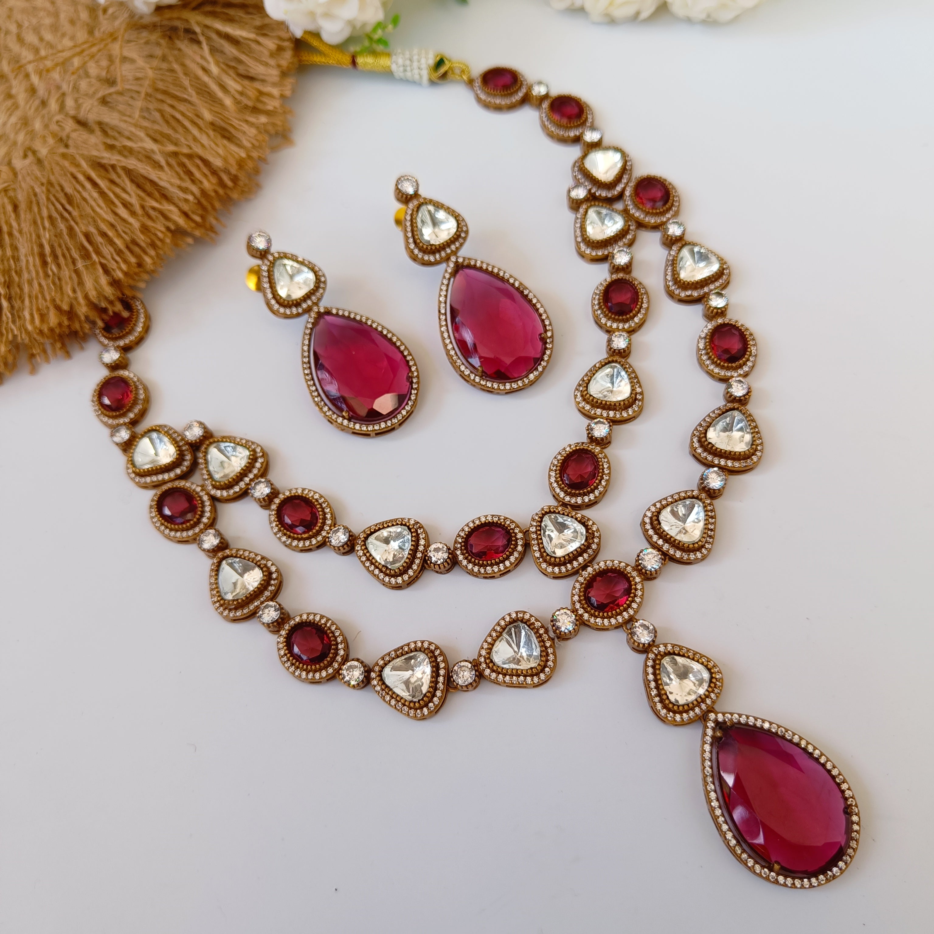 Nayaab Chandni polki Neckpiece