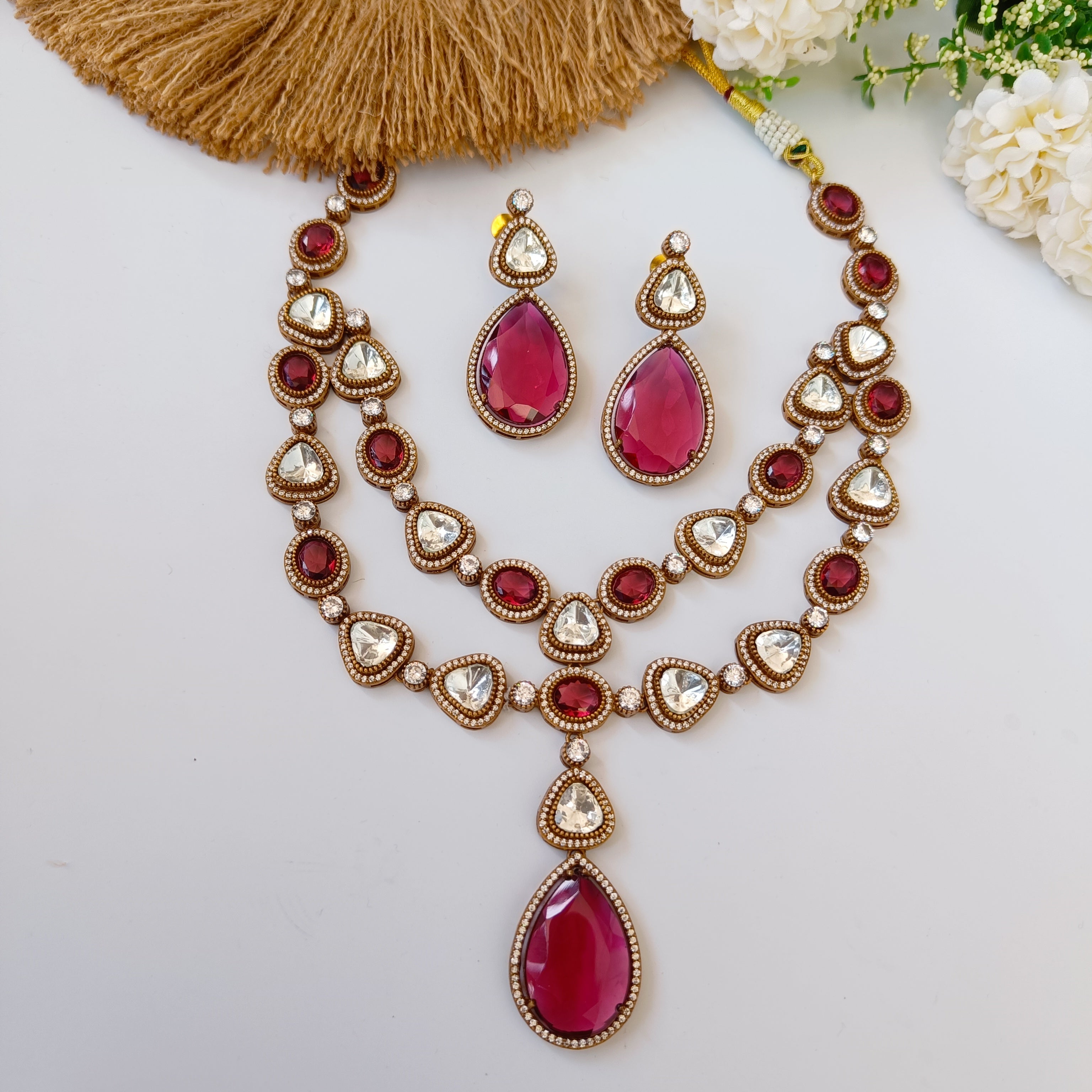 Nayaab Chandni polki Neckpiece