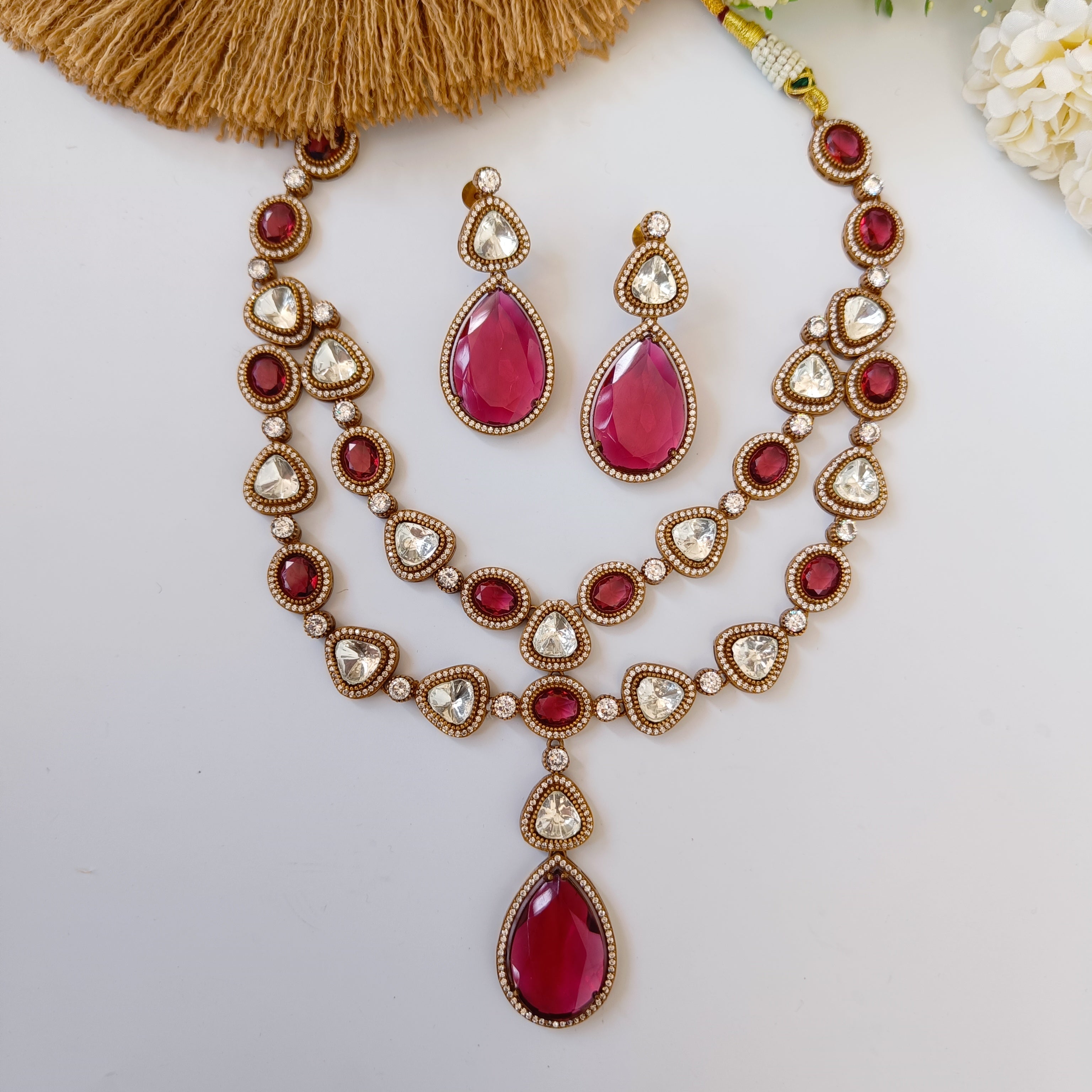 Nayaab Chandni polki Neckpiece