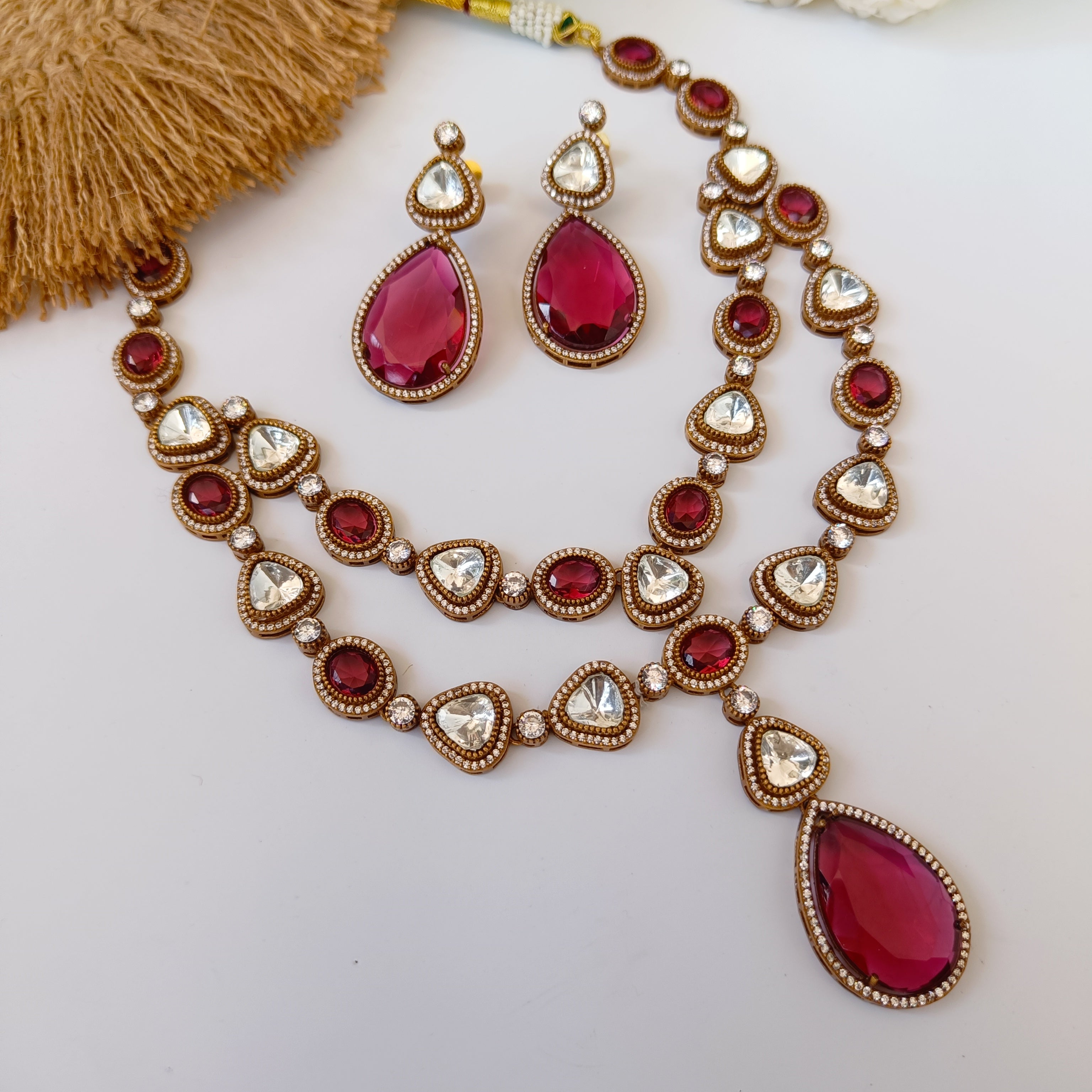 Nayaab Chandni polki Neckpiece