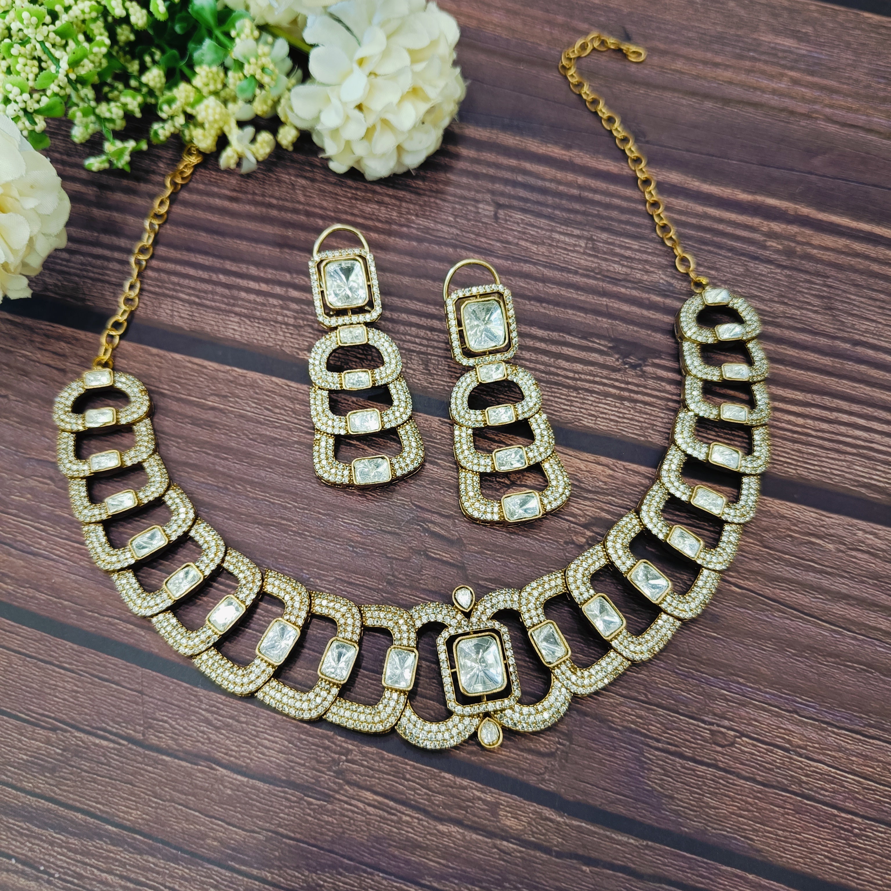 Nayaab Trisha Polki Neckpiece